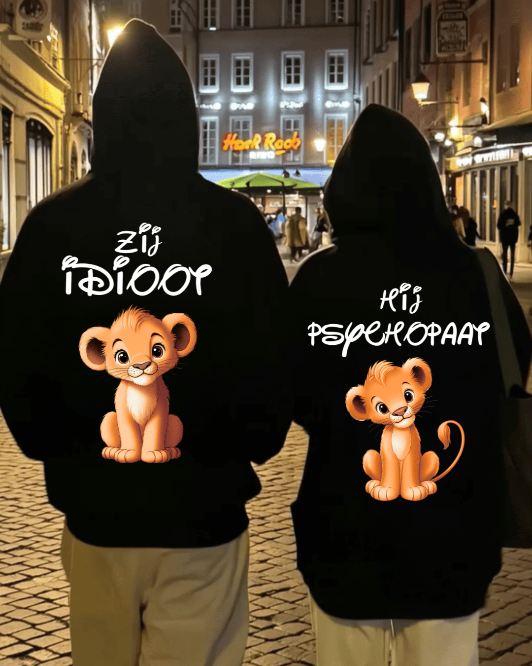Idiot / Psychopaat - Cuddle Hoodie Bundle NL.