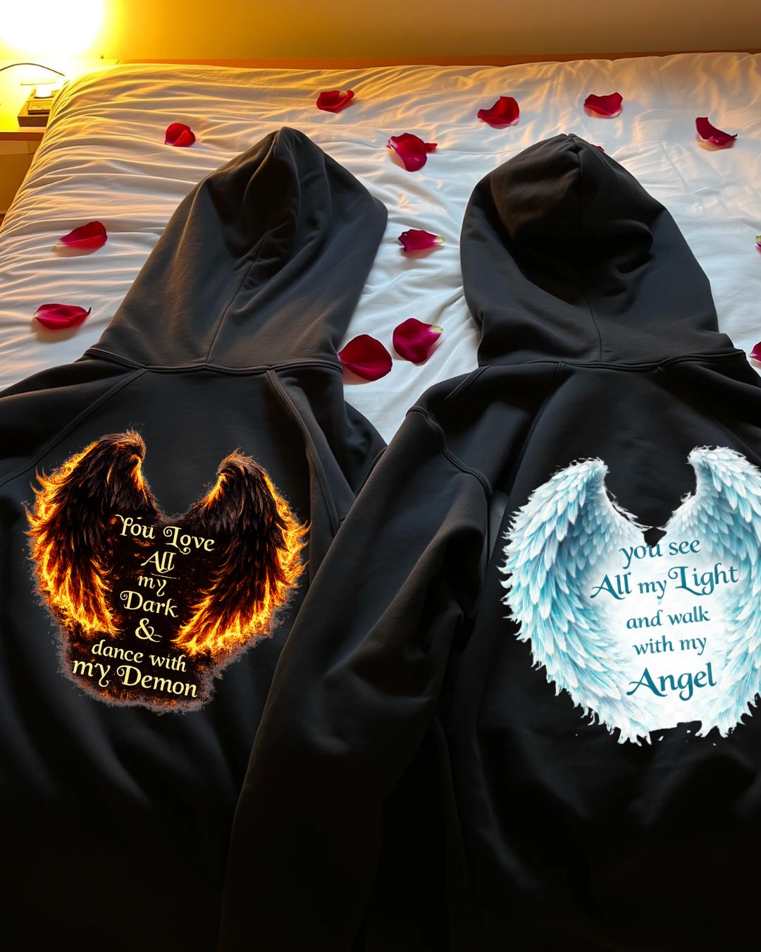 demon / blue angel - Cuddle Hoodie Bundle