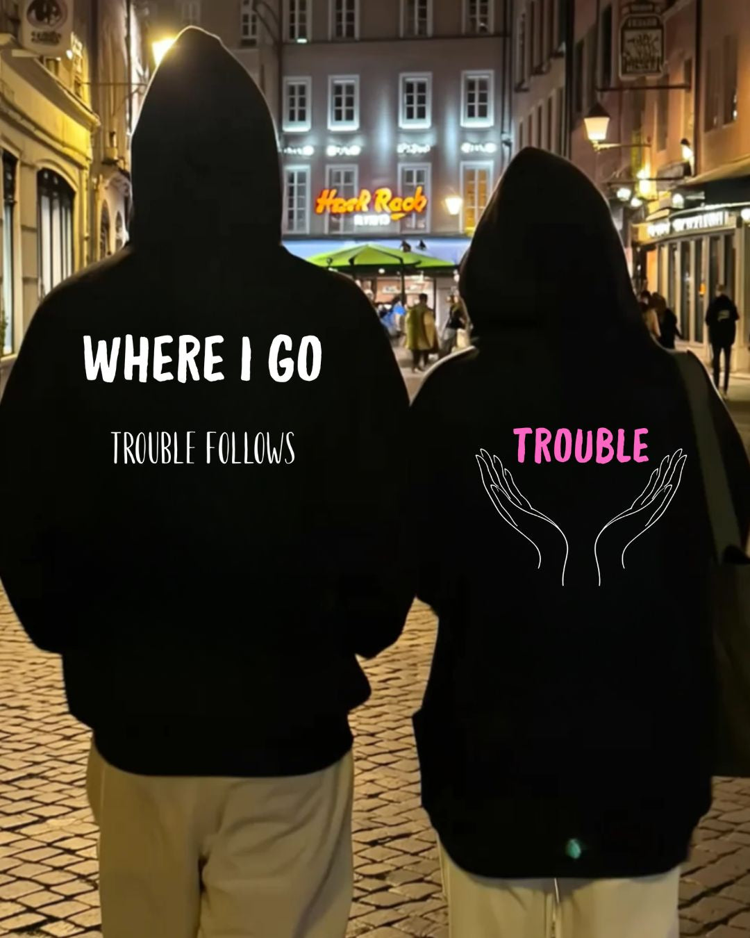 Trouble Follows - Cuddle Hoodie Bundle Outfit ENG. ***