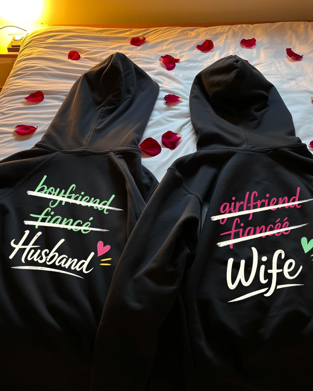 Husband / Wife - Cuddle Hoodie Bundle***