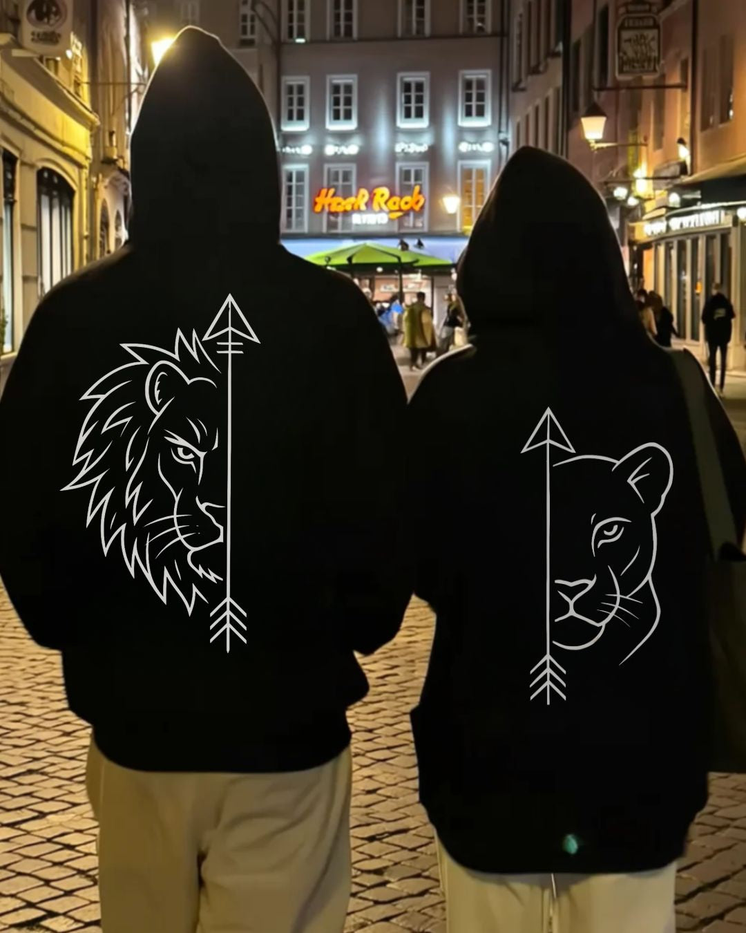 Leeuwenfamilie- Cuddle Hoodie Bundle Outfit NL.