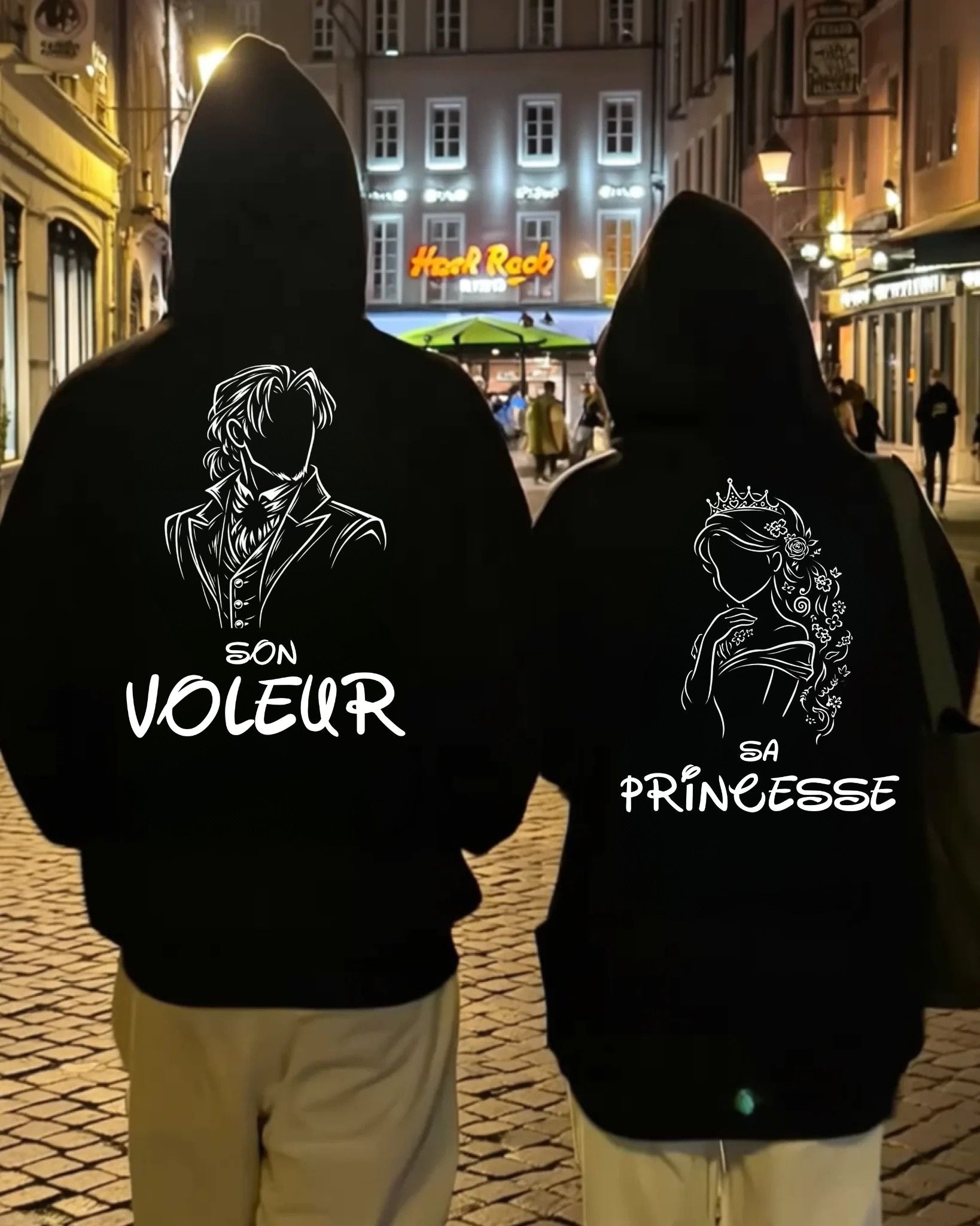 Son Voleur / Sa Princesse - Cuddle Hoodie Bundle