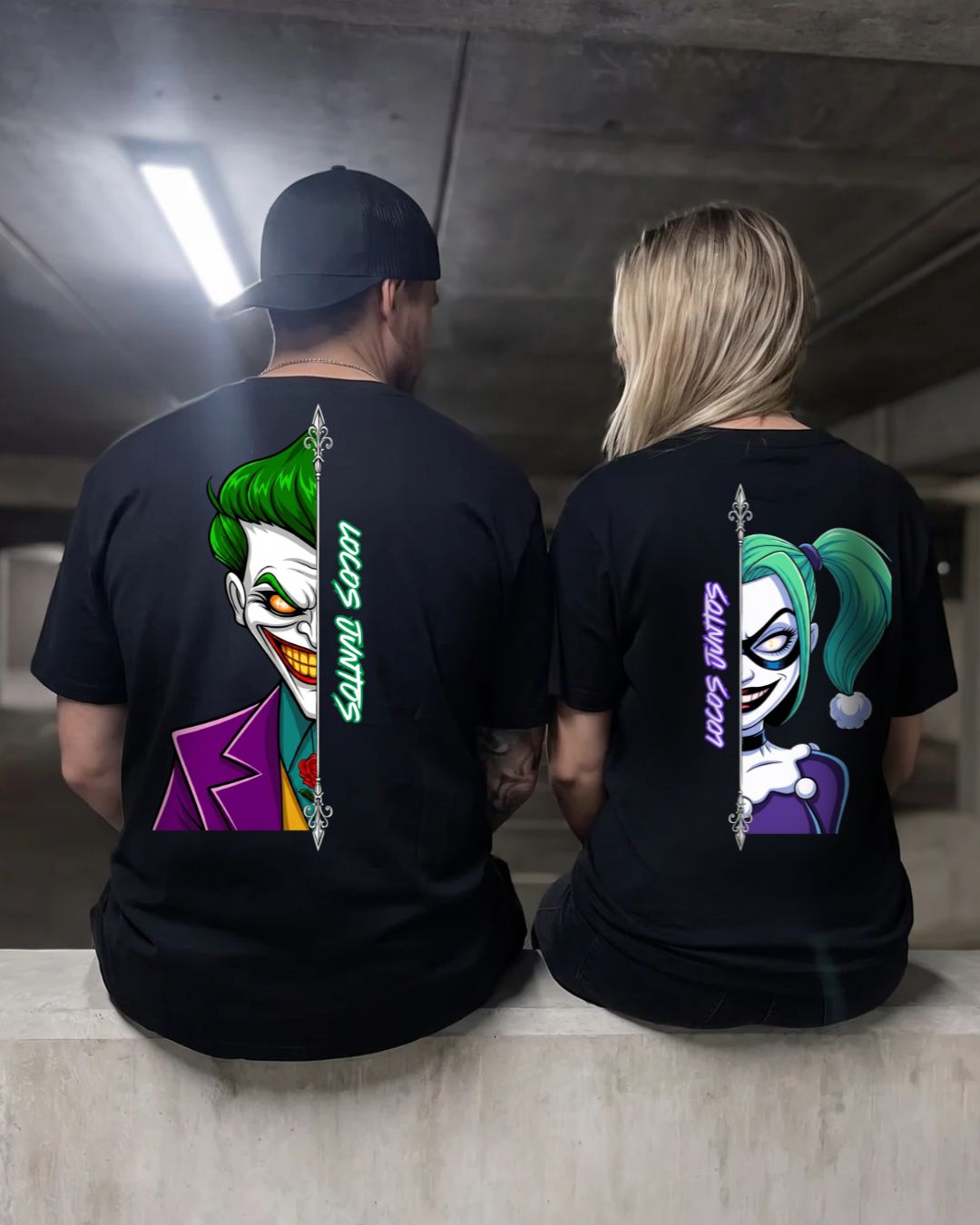Locos Juntos Cartoon - Couple Shirt Bundle