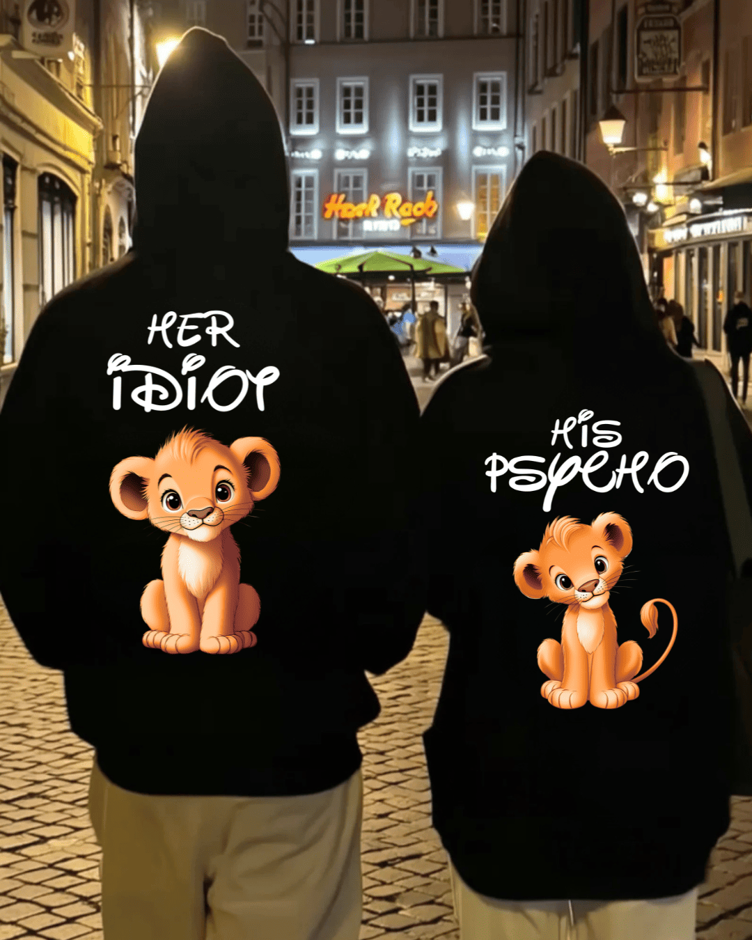 Lion Couple - Cuddle Hoodie Bundle ENG. ***