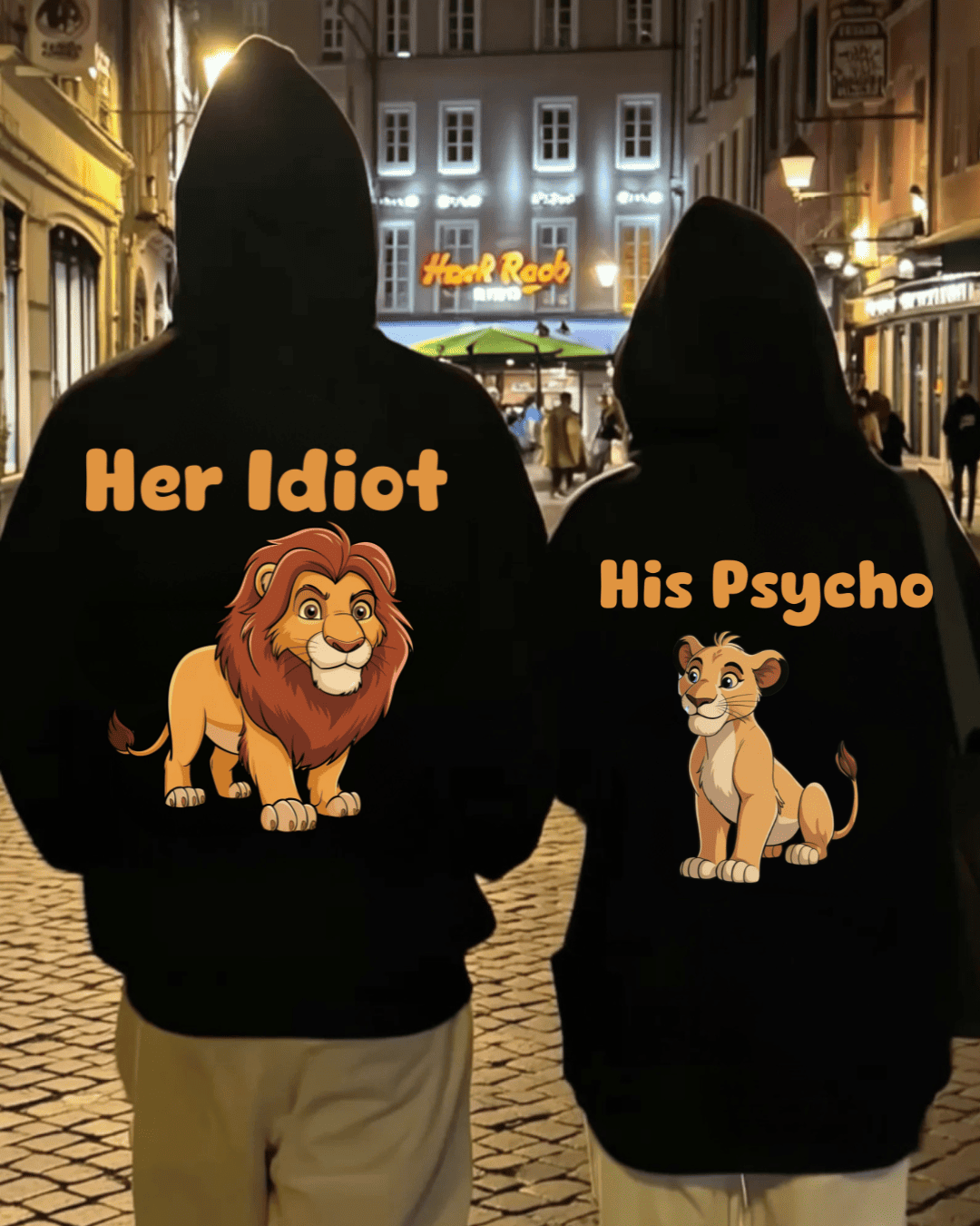 Idiot Psycho Lion 2 - Cuddle Hoodie Bundle ENG. ***