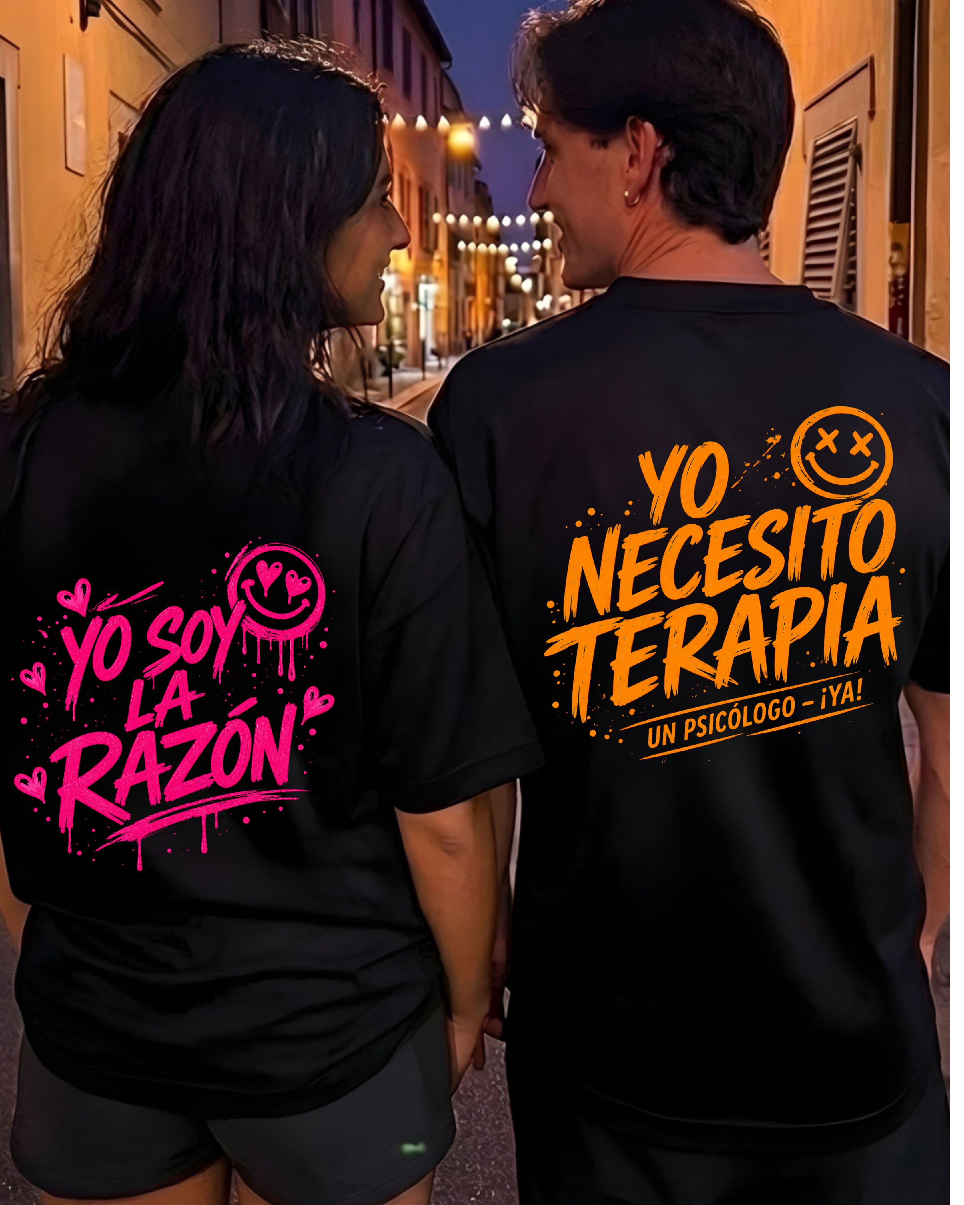 Terapia / Razón - Couple Shirt Bundle