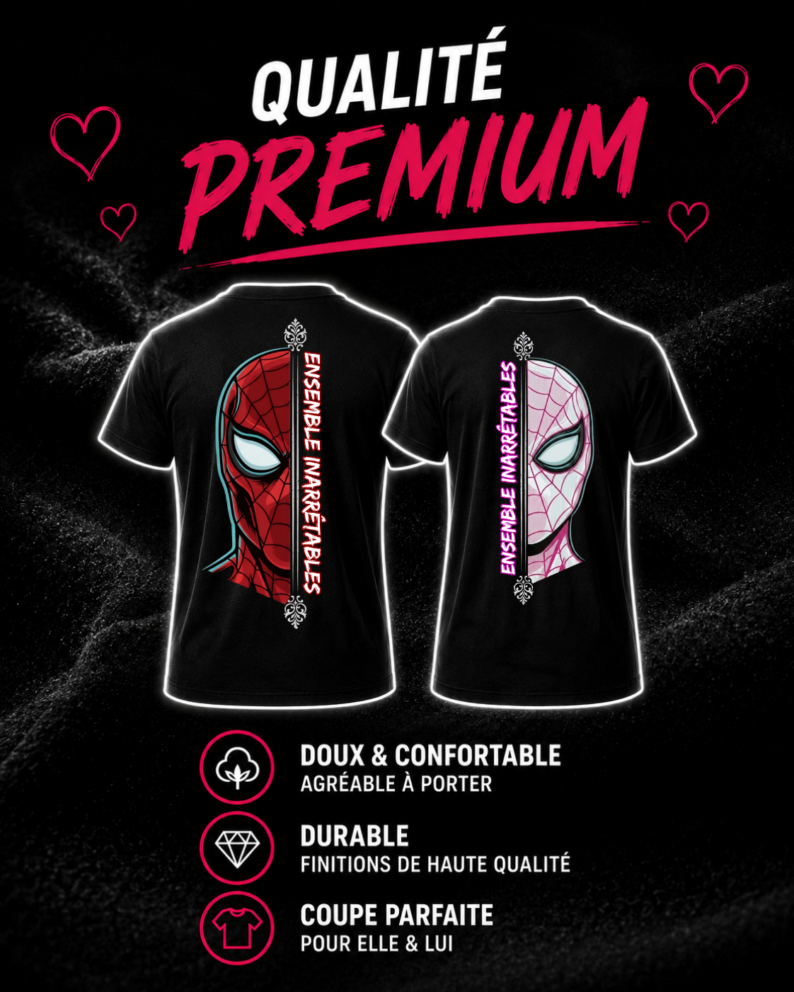 Ensemble Inarrêtables - Couple Shirt Bundle