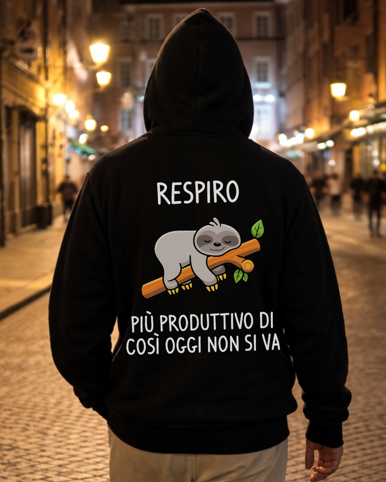 Respiro - Hoodie Unisex Backprint ITA.