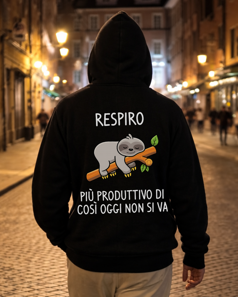 Respiro - Hoodie Unisex Backprint ITA.