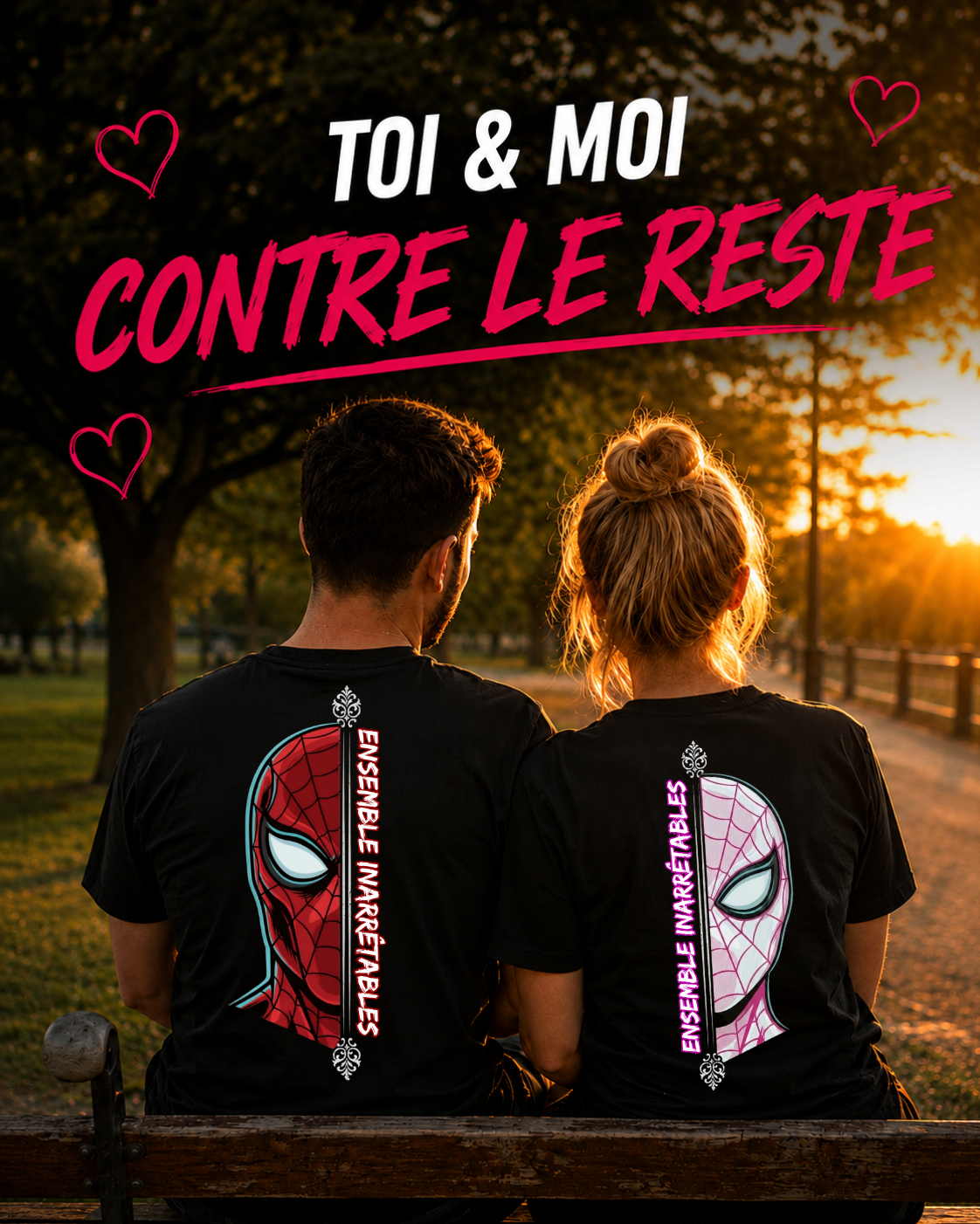 Ensemble Inarrêtables - Couple Shirt Bundle