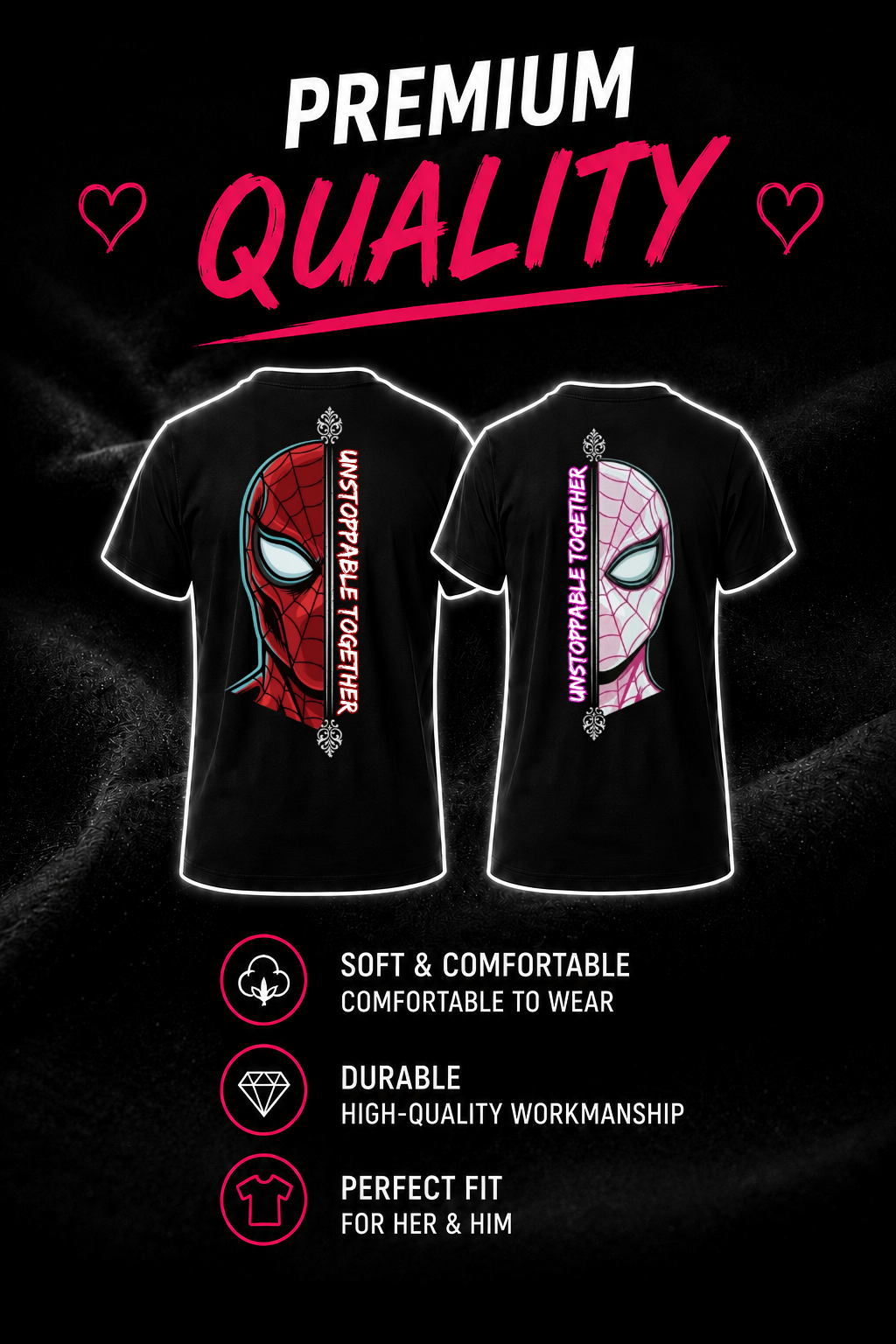 Unstoppable Together - Couple Shirt Bundle