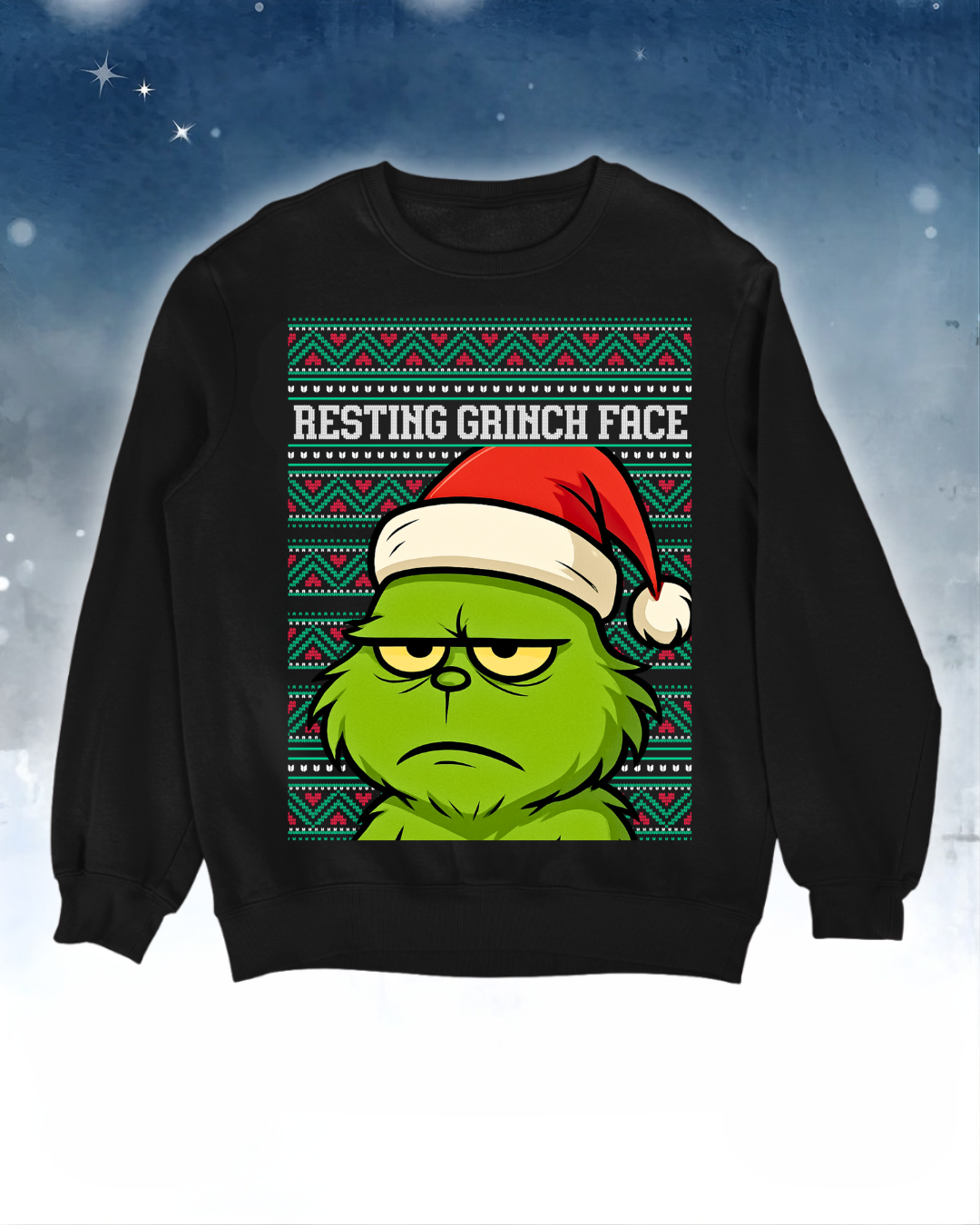 Grinch Face - Ugly Sweater