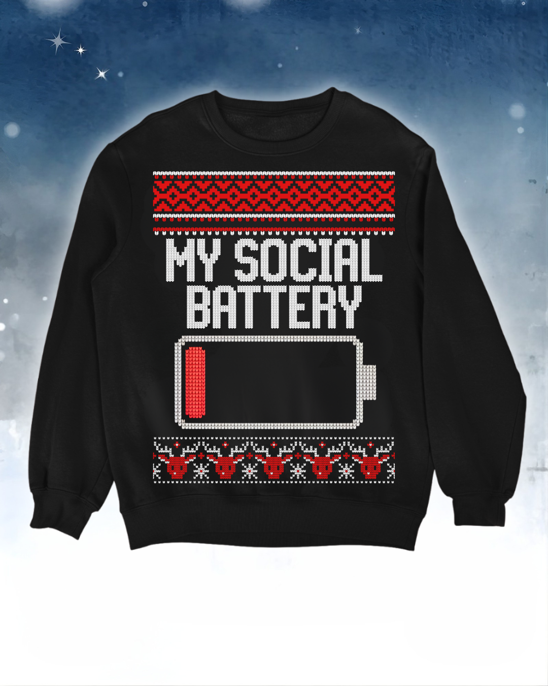 Social Battery - Ugly Sweater