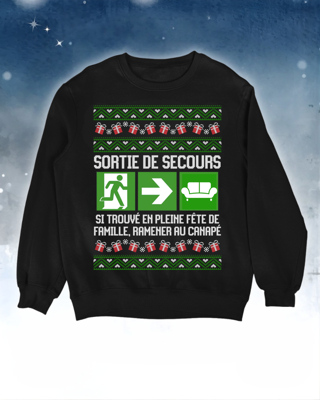 Sortie de secours - Ugly Sweater France