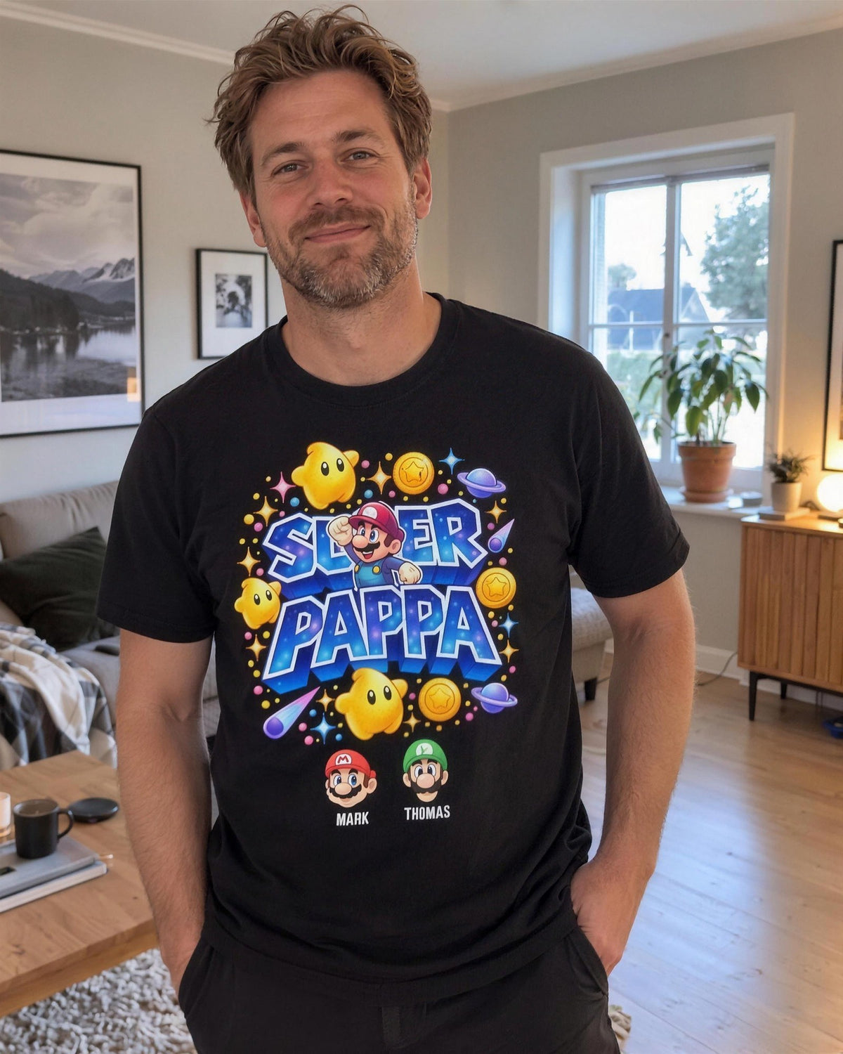 Super Pappa Universe - Shirt Unisex Custom