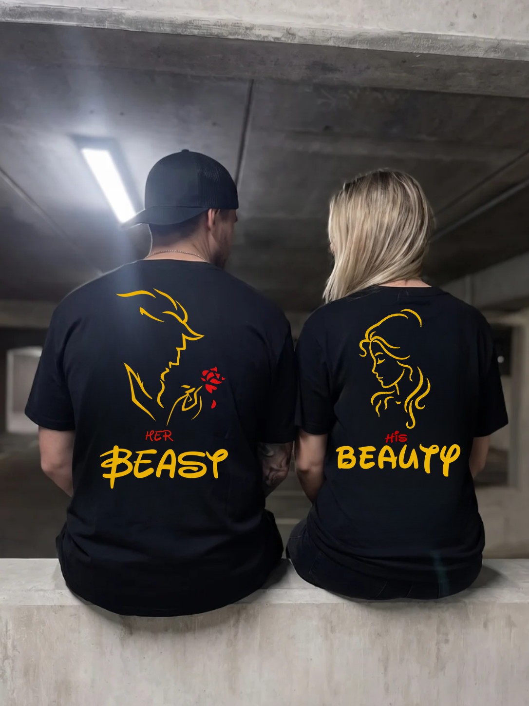 hear beast / his beauty 2 - Couple Shirt Bundle