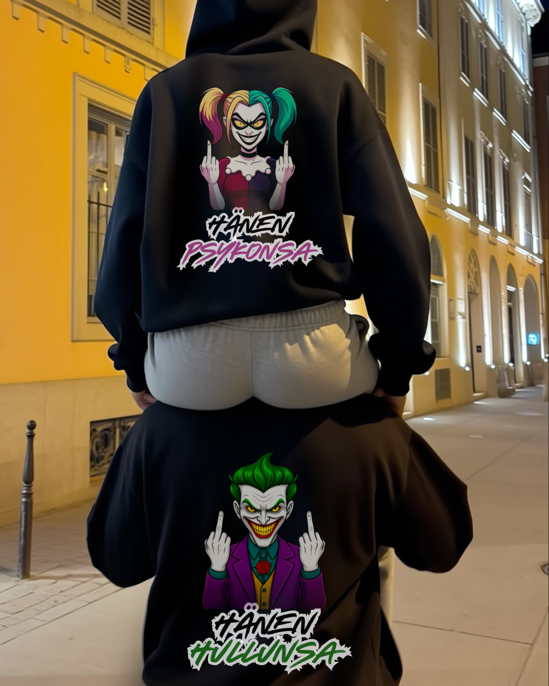 Hänen Hullunsa / Hänen Psykonsa - Hoodie Couple Bundle FI.