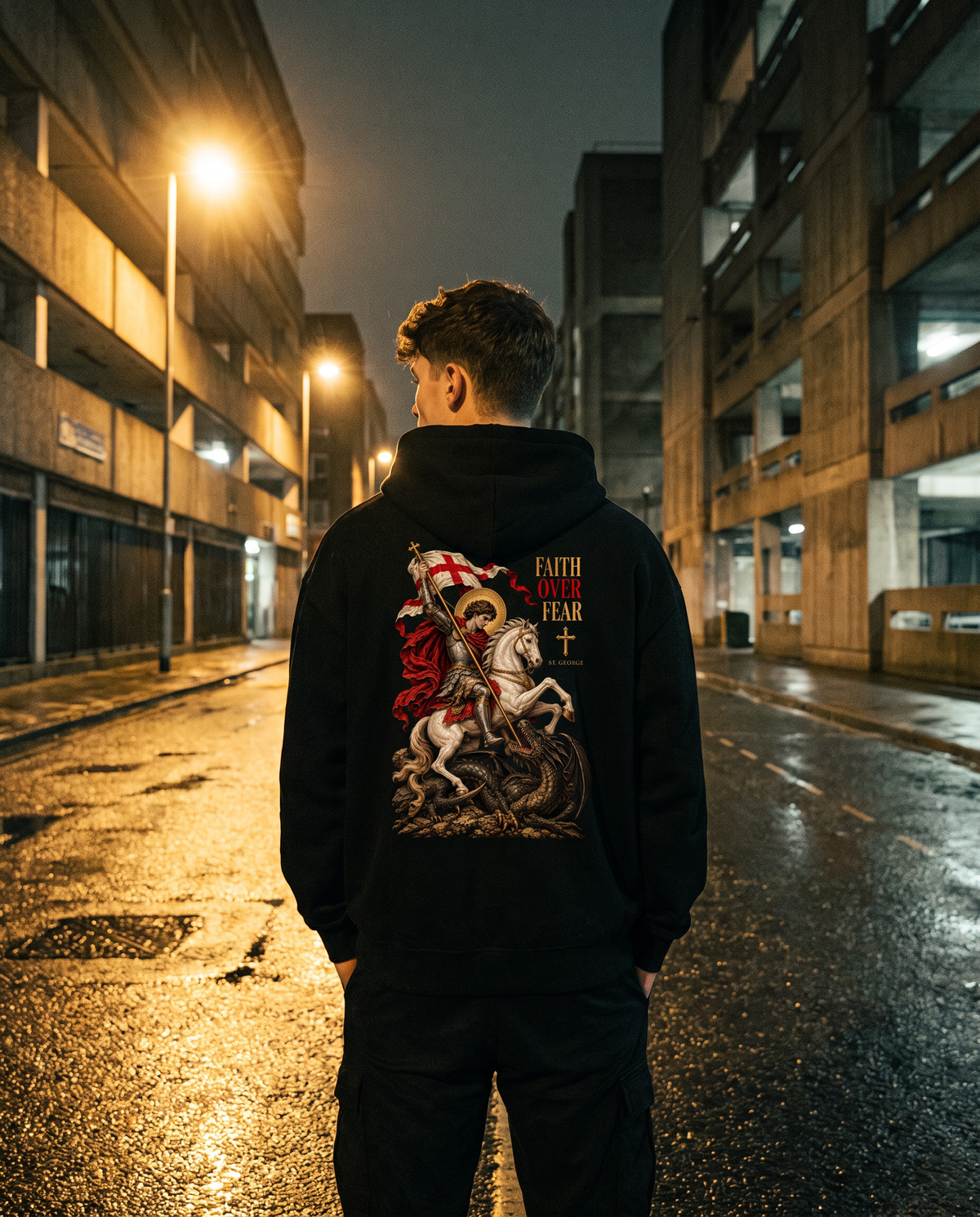FAITH OVER FEAR - OVERSIZED HOODIE