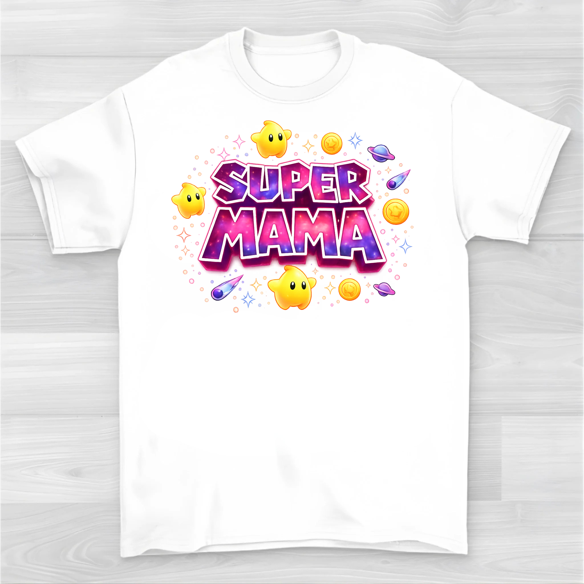 Super Mama Galaxy - Shirt Unisex