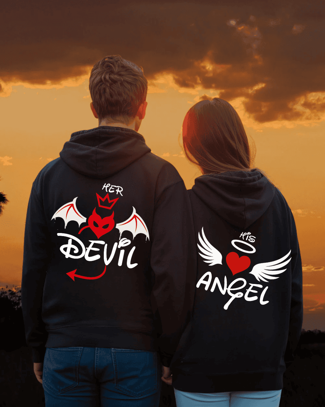 Devil & Angel - Cuddle Hoodie Bundle***