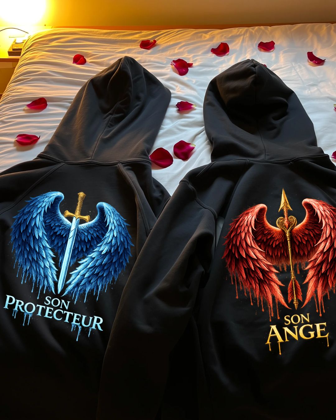 Son Ange / Protecteur - Cuddle Hoodie Bundle FR.