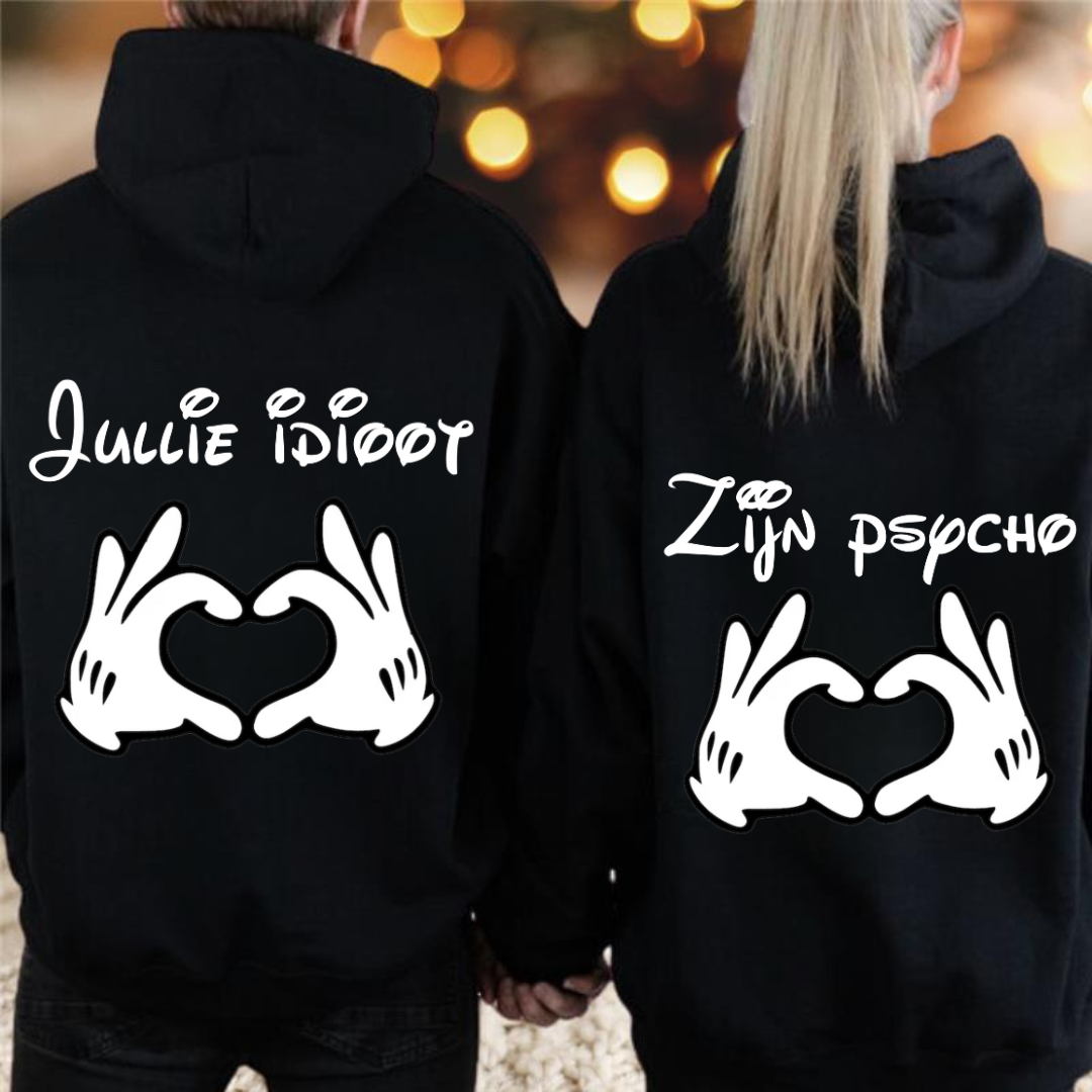 Idioot & psycho Bundle - Knuffelhoodies NL.