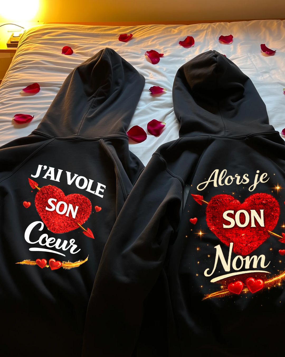 stole heart / his Name - Cuddle Hoodie Bundle FR.