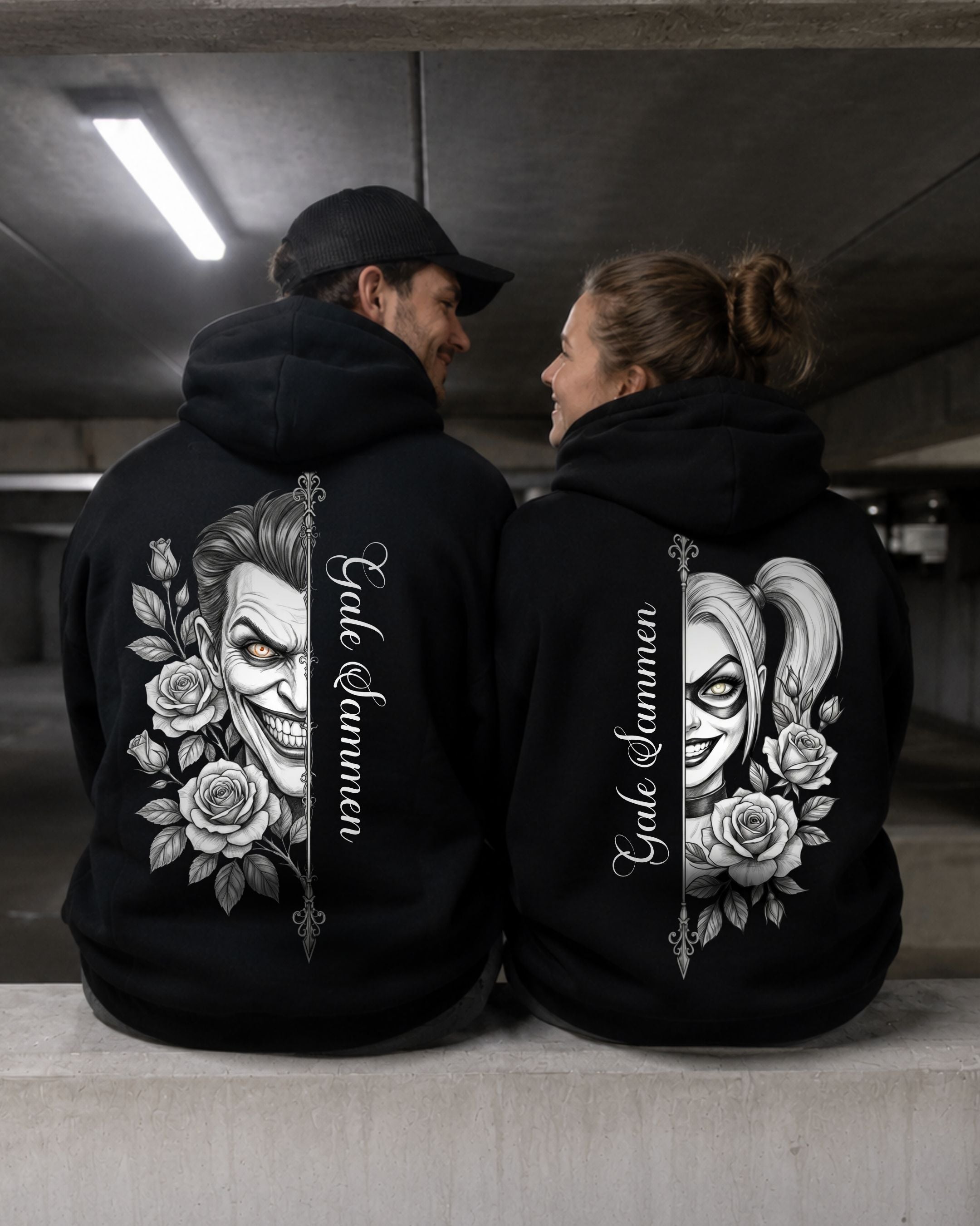 Gale Sammen B&W - Couple Hoodie Bundle
