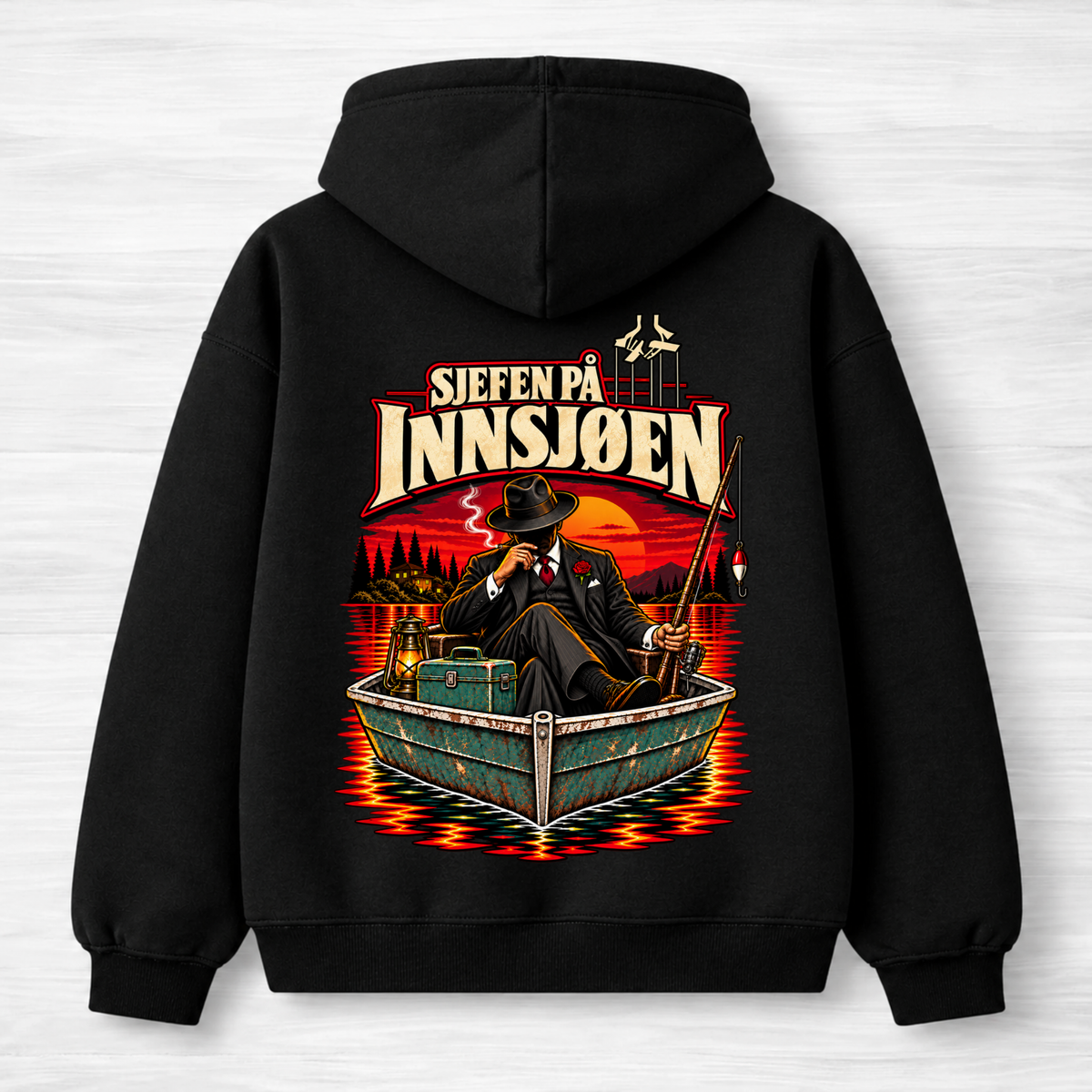 Sjeffen Innsjoen - Hoodie Unisex Backprint
