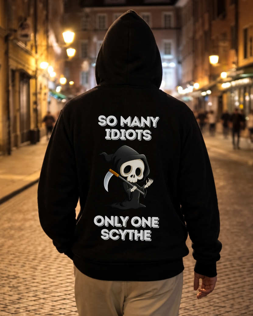 Many Idiots - Hoodie Unisex Backprint