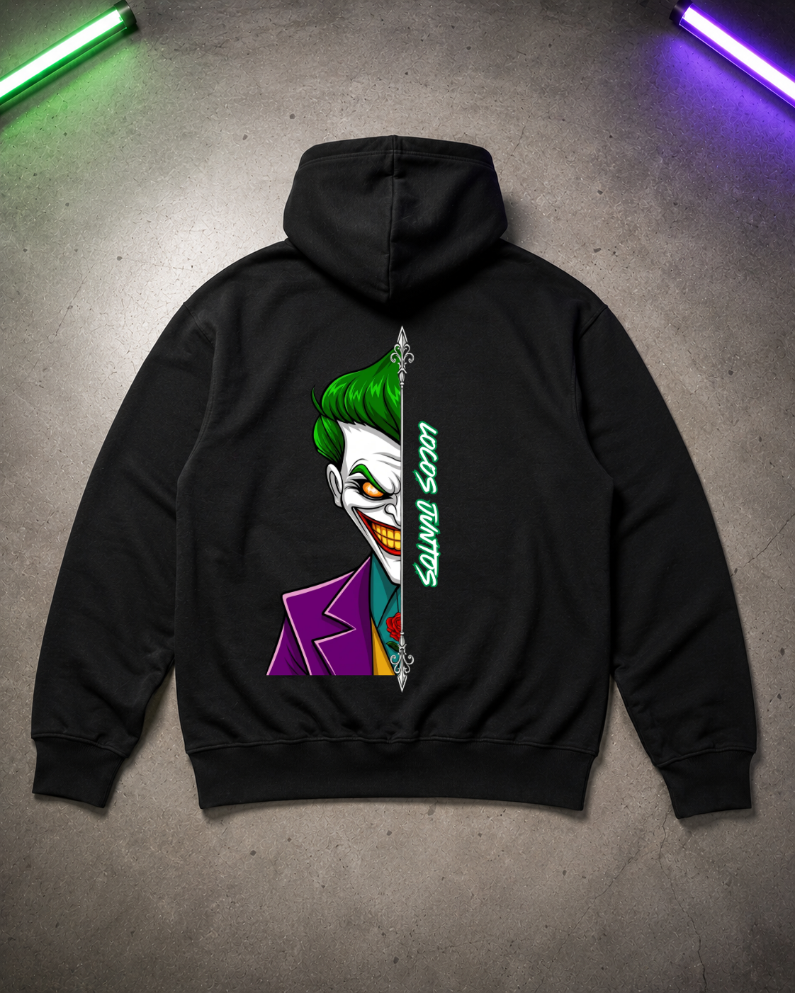 Locos Juntos 1 - Hoodie Unisex Backprint ***