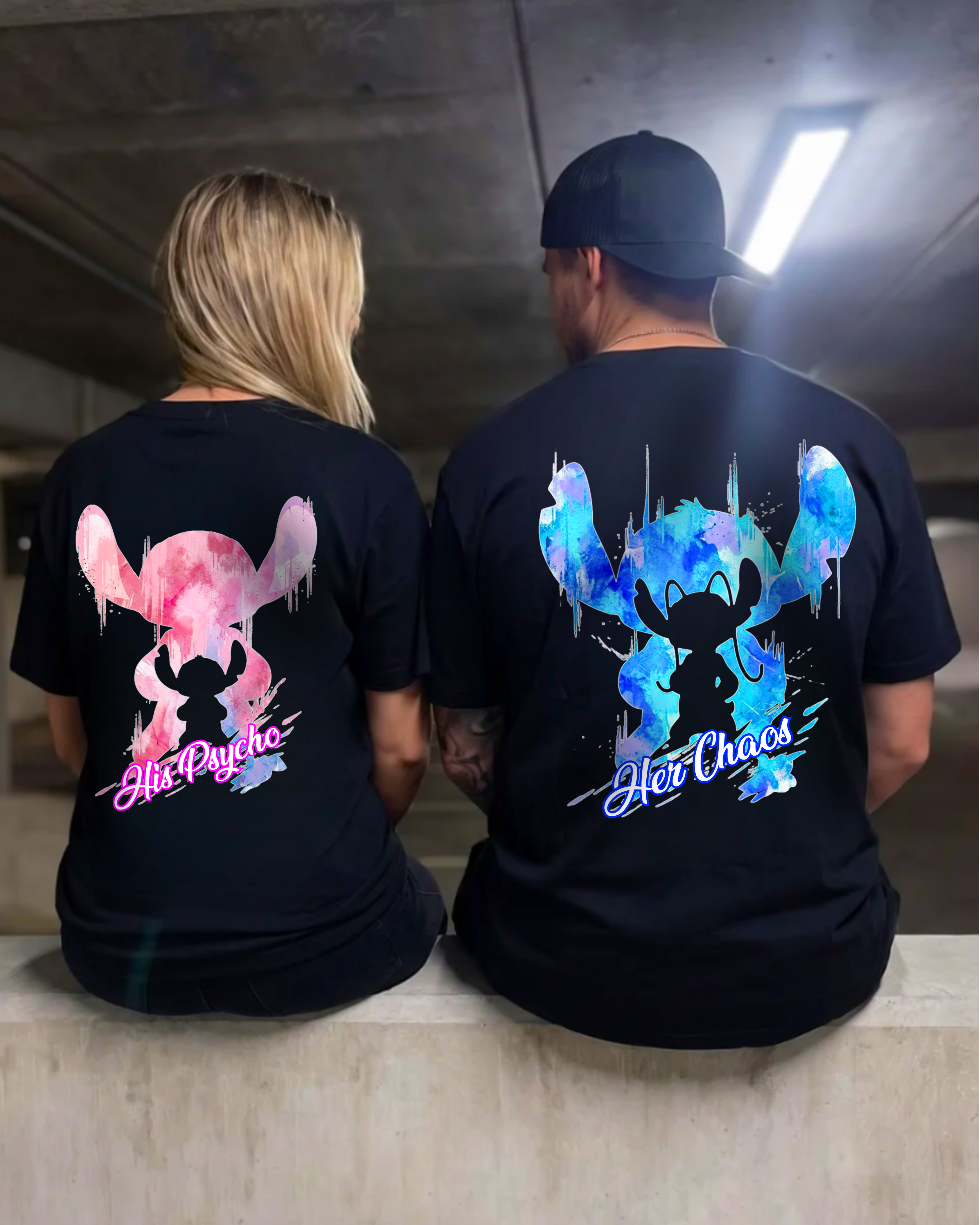 Chaos / Psycho Silhouette - Couple Shirt Bundle