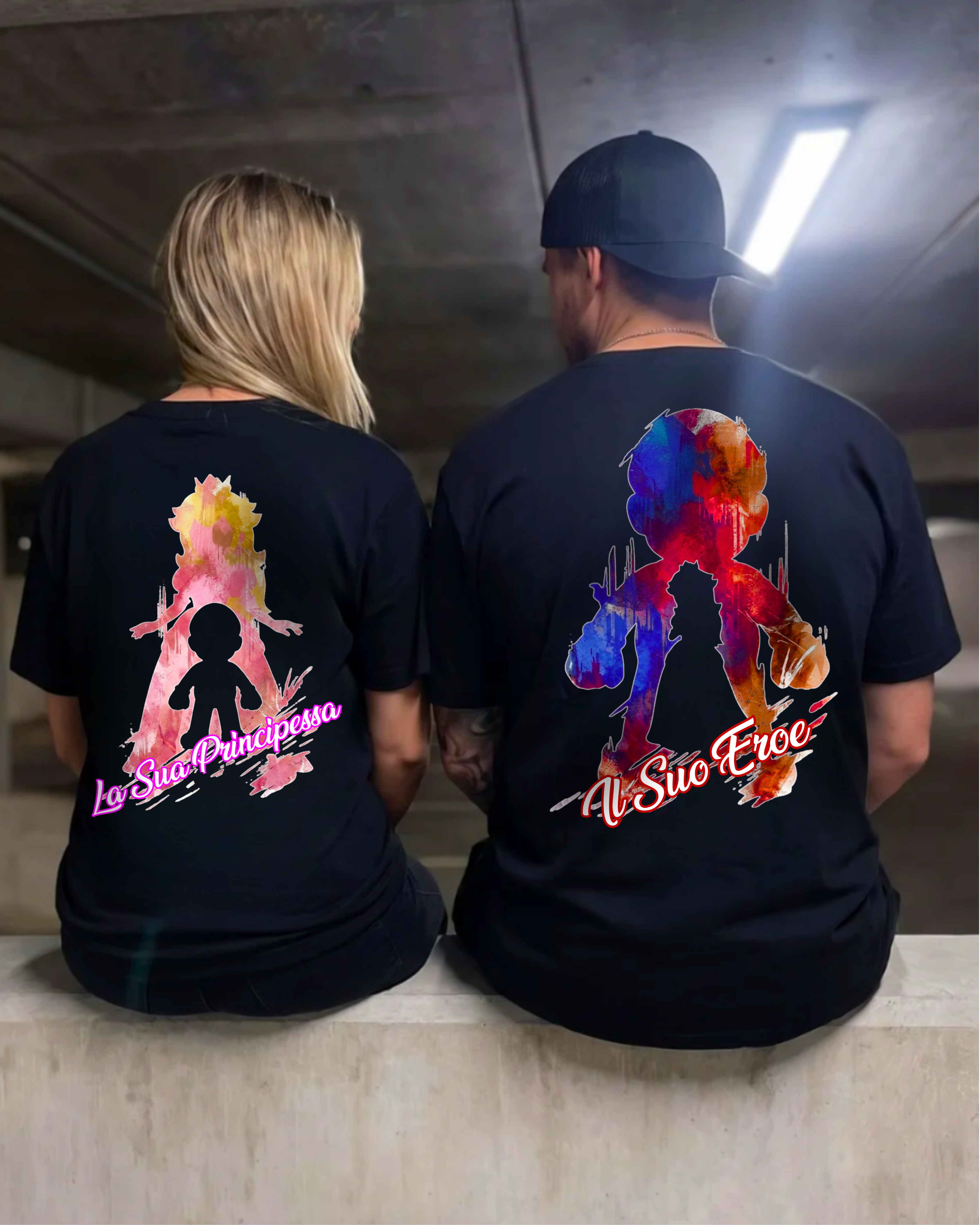 Eroe / Principessa Silhouette - Couple Shirt Bundle