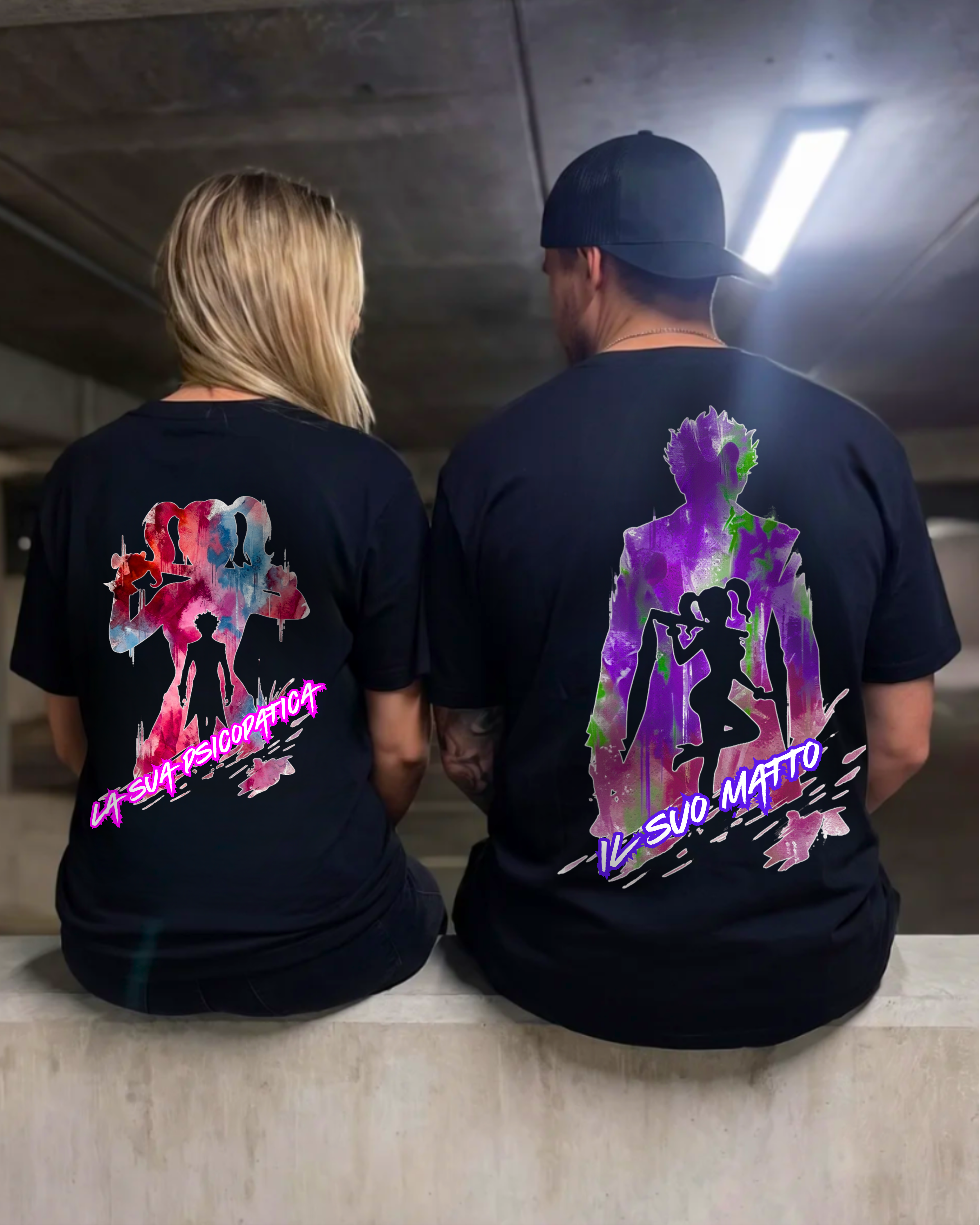 Matto / Psicopatica Silhouette - Couple Shirt Bundle