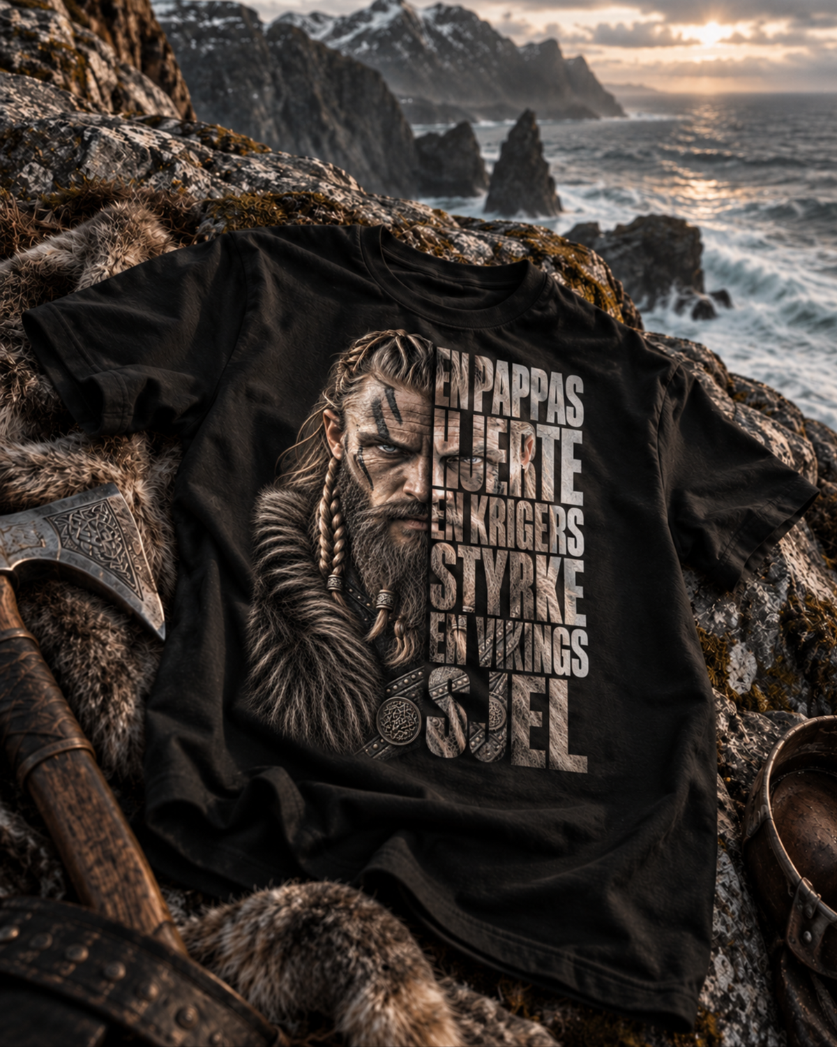 Vikingpappa - Unisex Shirt Premium