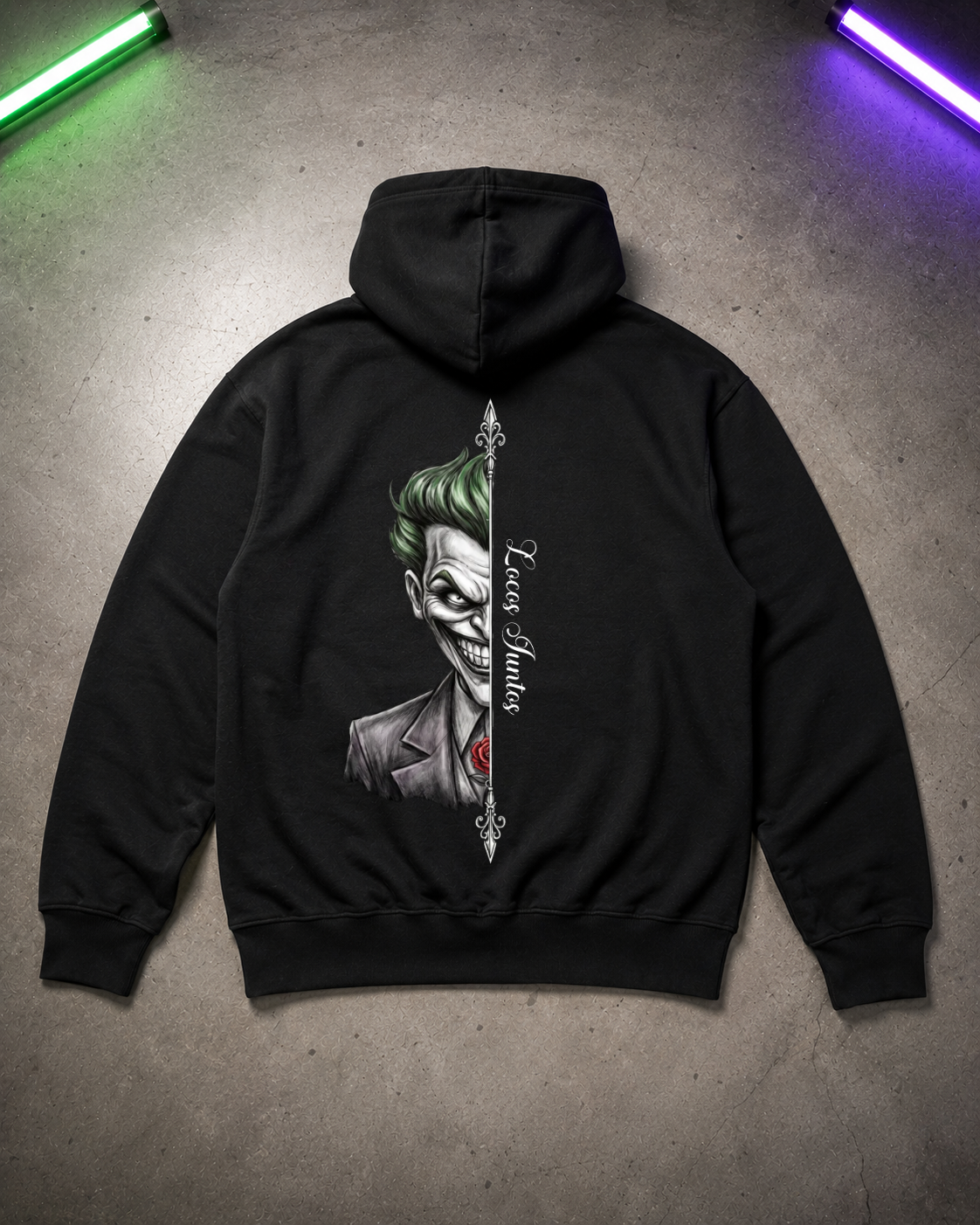 Locos Juntos 2 - Hoodie Unisex Backprint ***