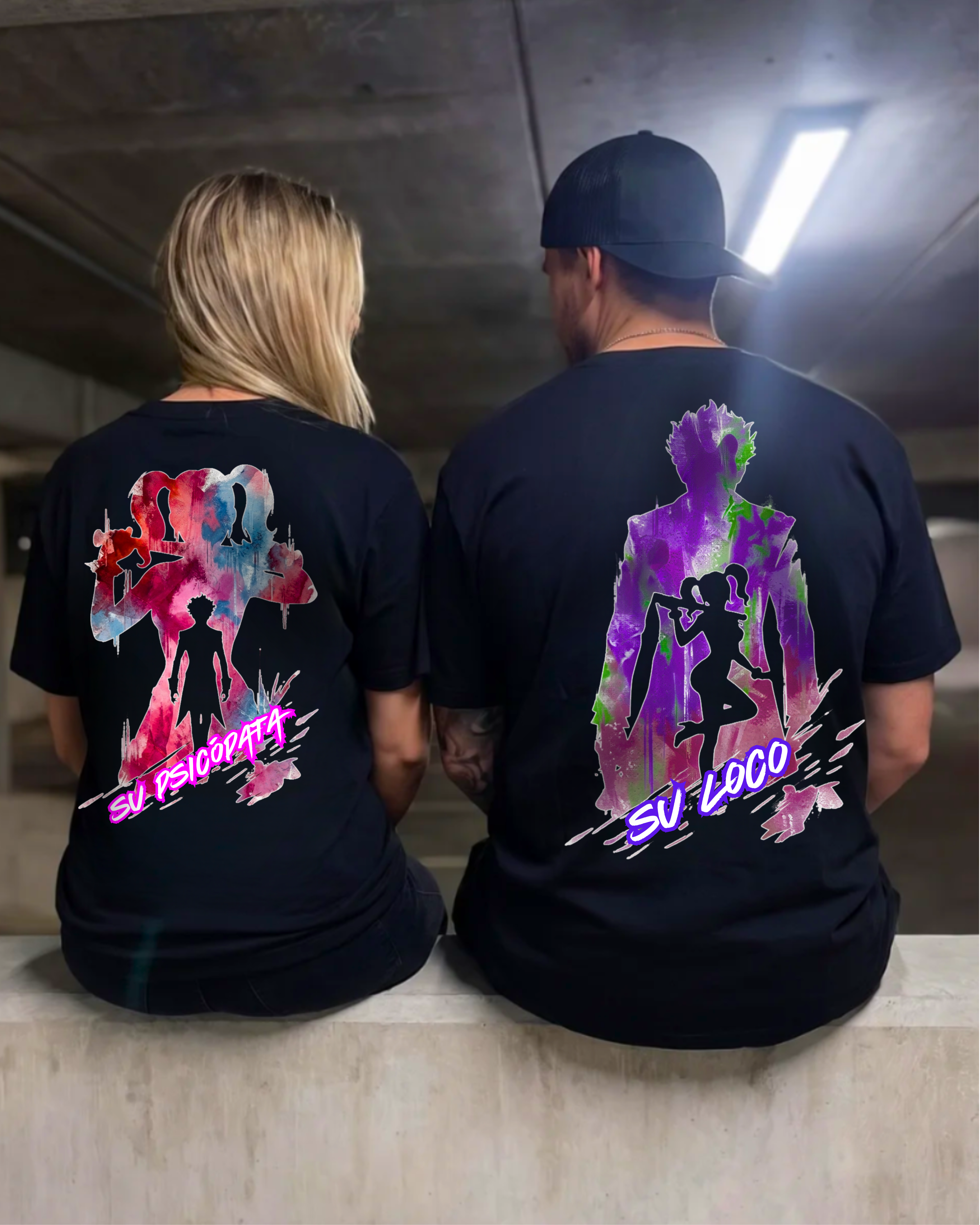 Loco / Psicópata Silhouette - Couple Shirt Bundle