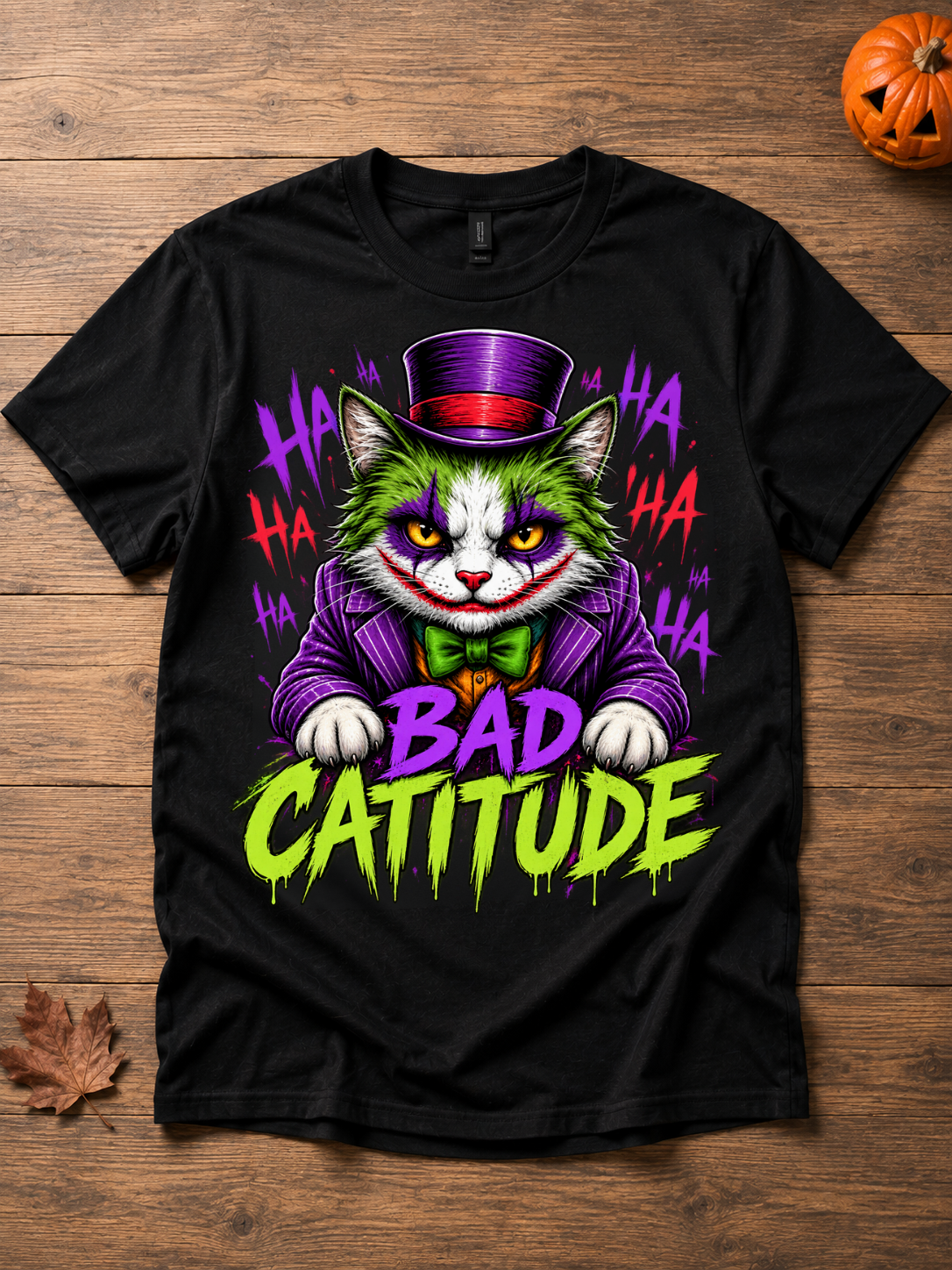 Bad Catitude - Shirt Unisex Backprint