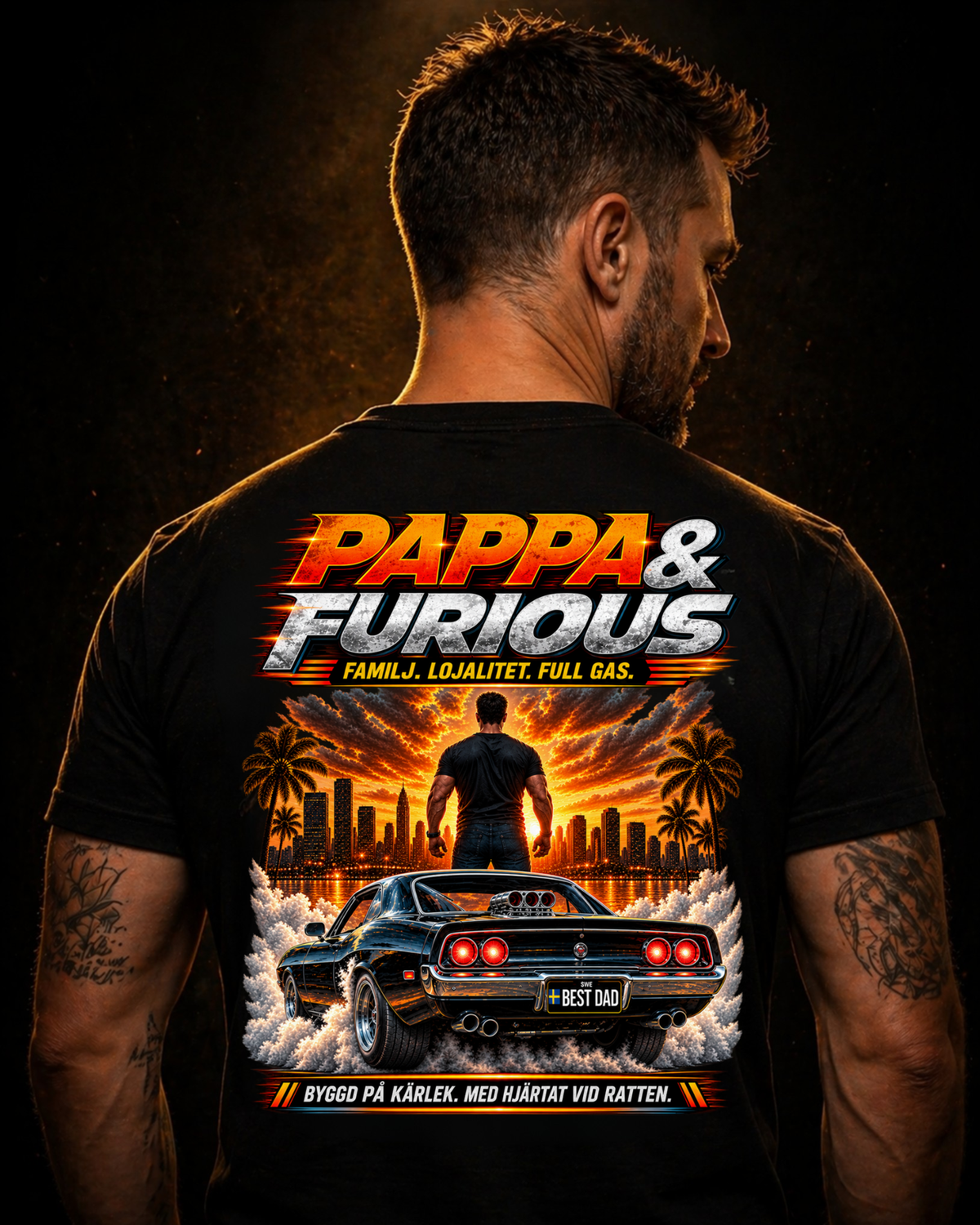 Pappa & Furious - Shirt Unisex Backprint (SW)