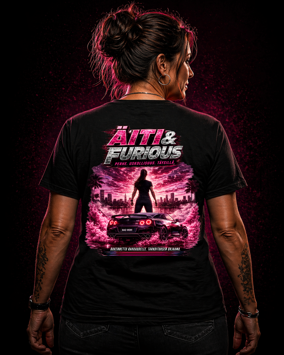 Äiti & Furious - Shirt Unisex Backprint