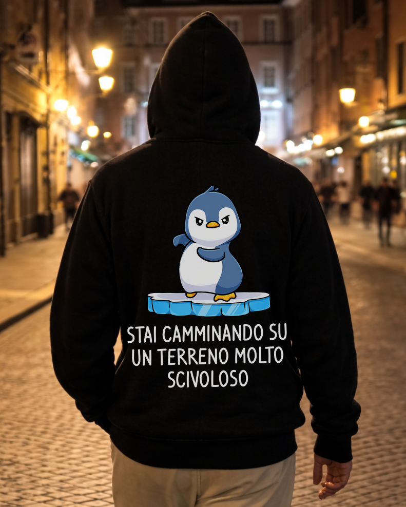 Stai Camminando - Hoodie Unisex Backprint ITA.