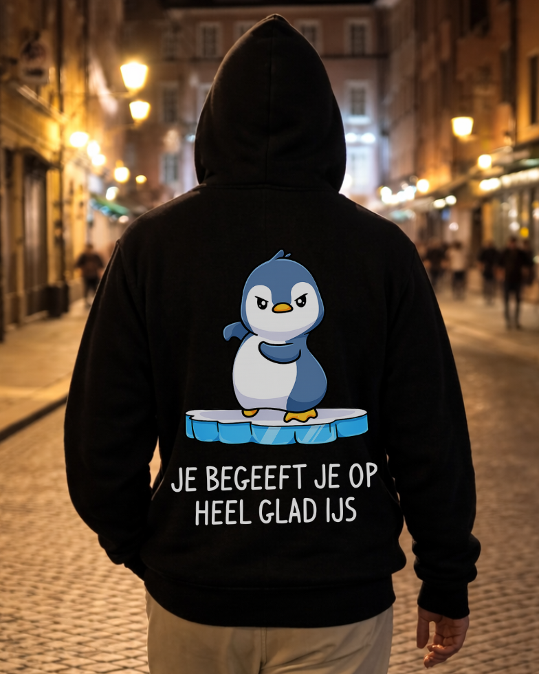 Je Begeeft - Hoodie Unisex Backprint NL.