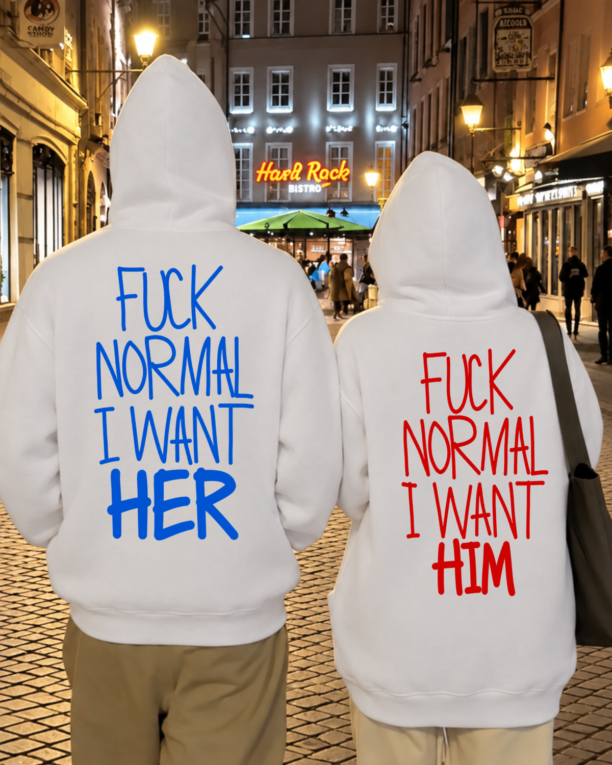 we want us - Couple Hoodie Bundle
