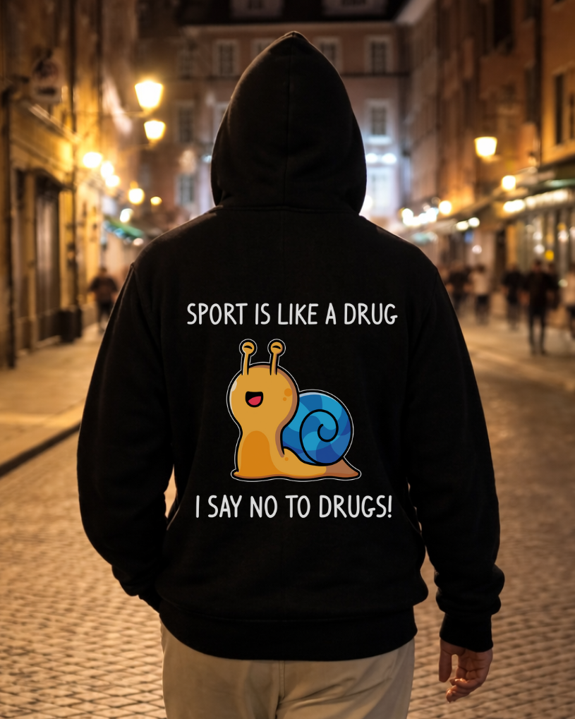 Snail - Hoodie Unisex Backprint