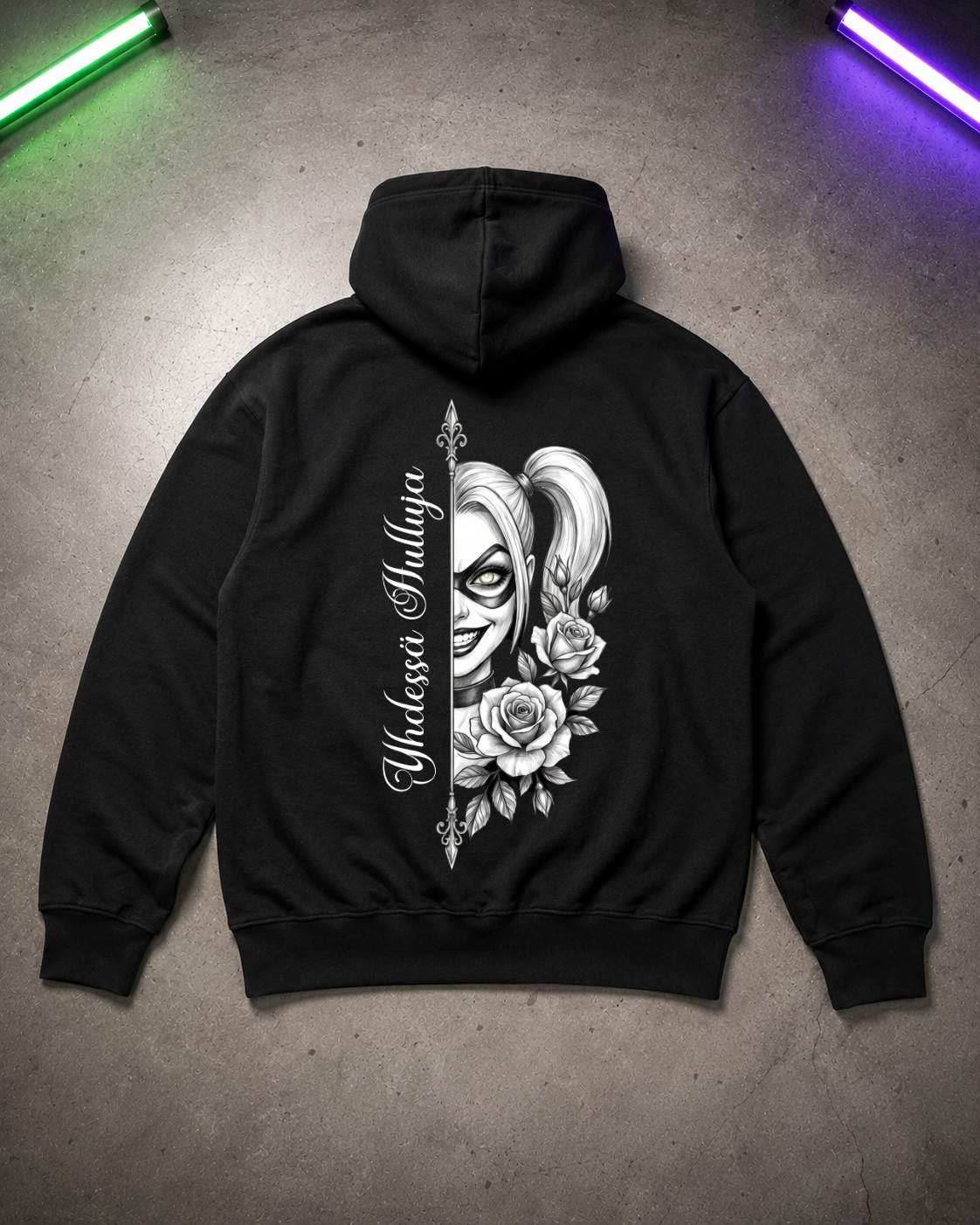 Yhdessä Hulluja 1 - Hoodie Unisex Backprint***