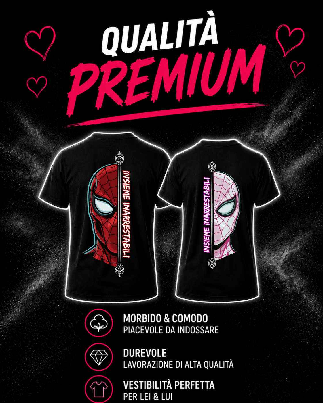 Insieme Inarrestabili - Couple Shirt Bundle