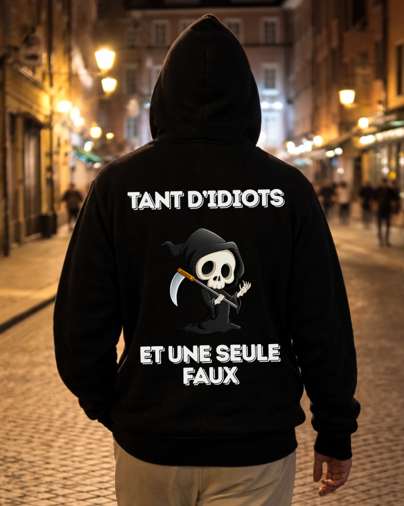 Tant Dídiots - Hoodie Unisex met opdruk op de achterkant FR.