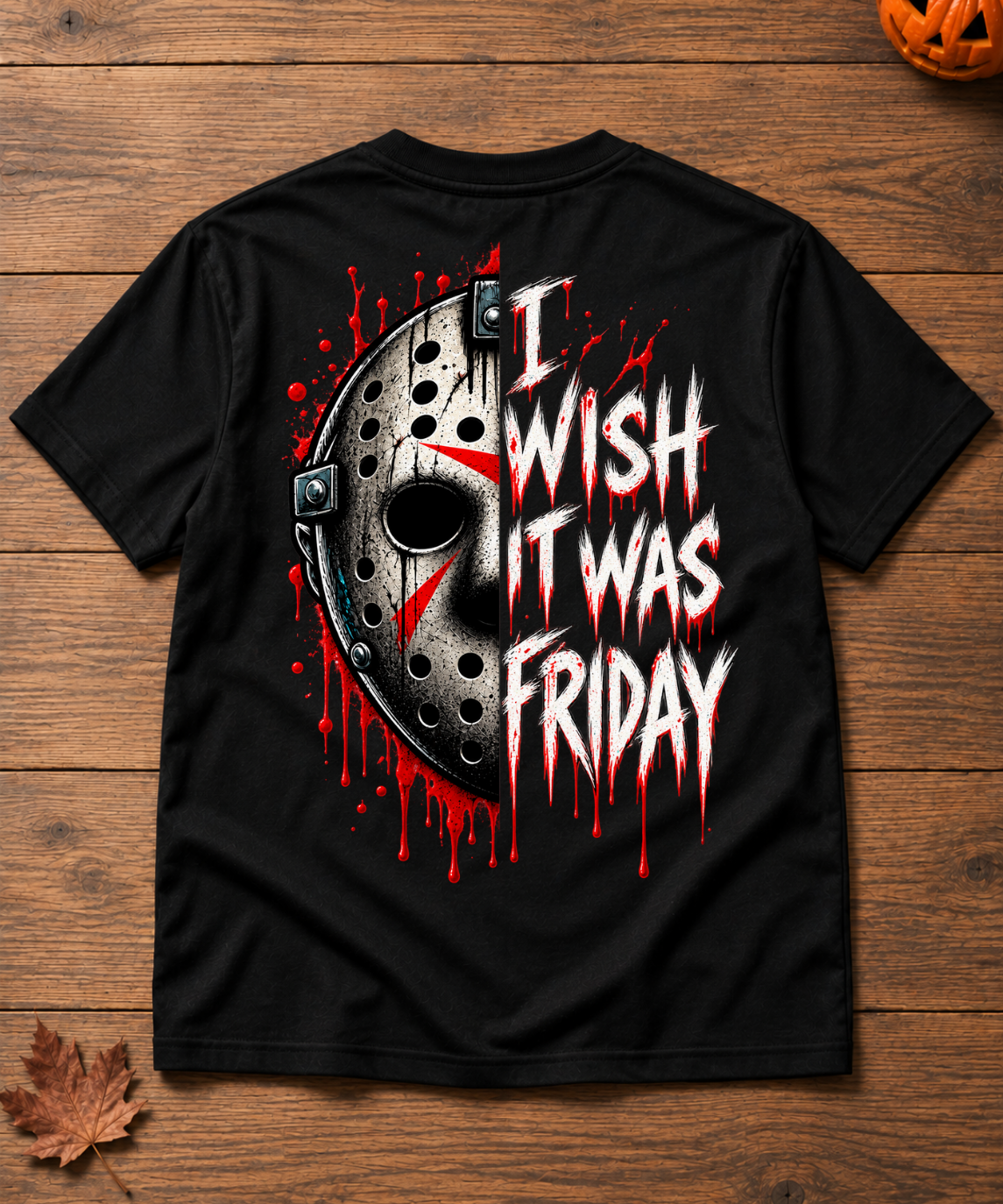 wish it was friday - Shirt Unisex backprint