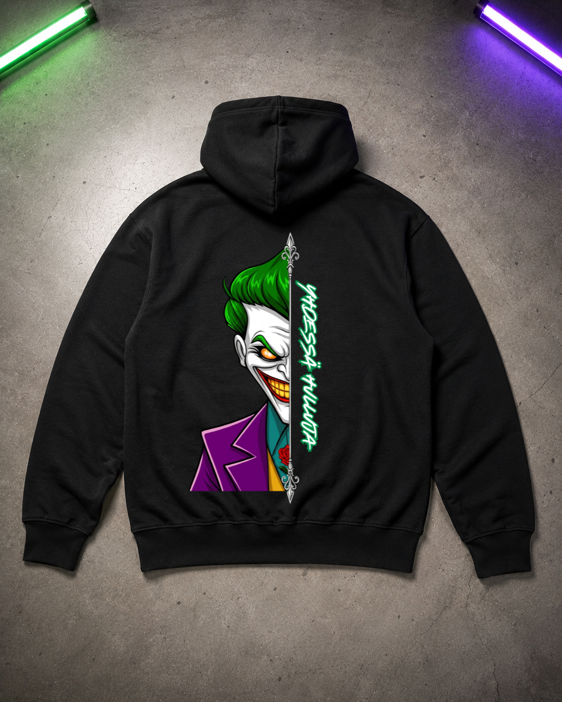 yhdessä hulluja 1 - Hoodie Unisex Backprint ***