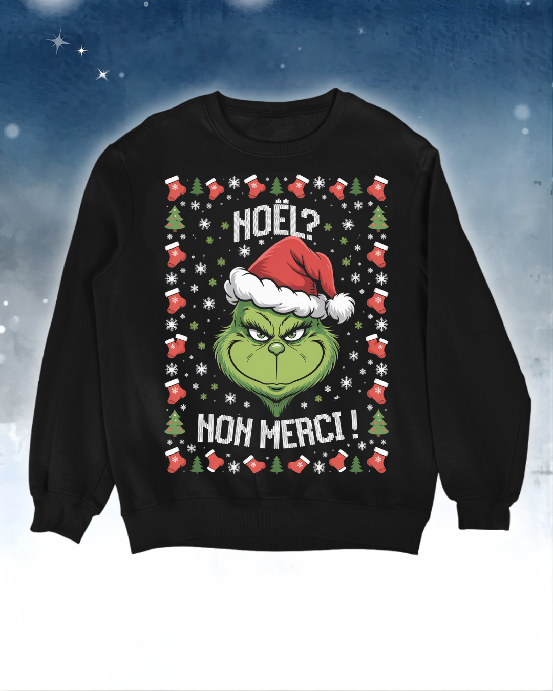 Non merci - Ugly Sweater France